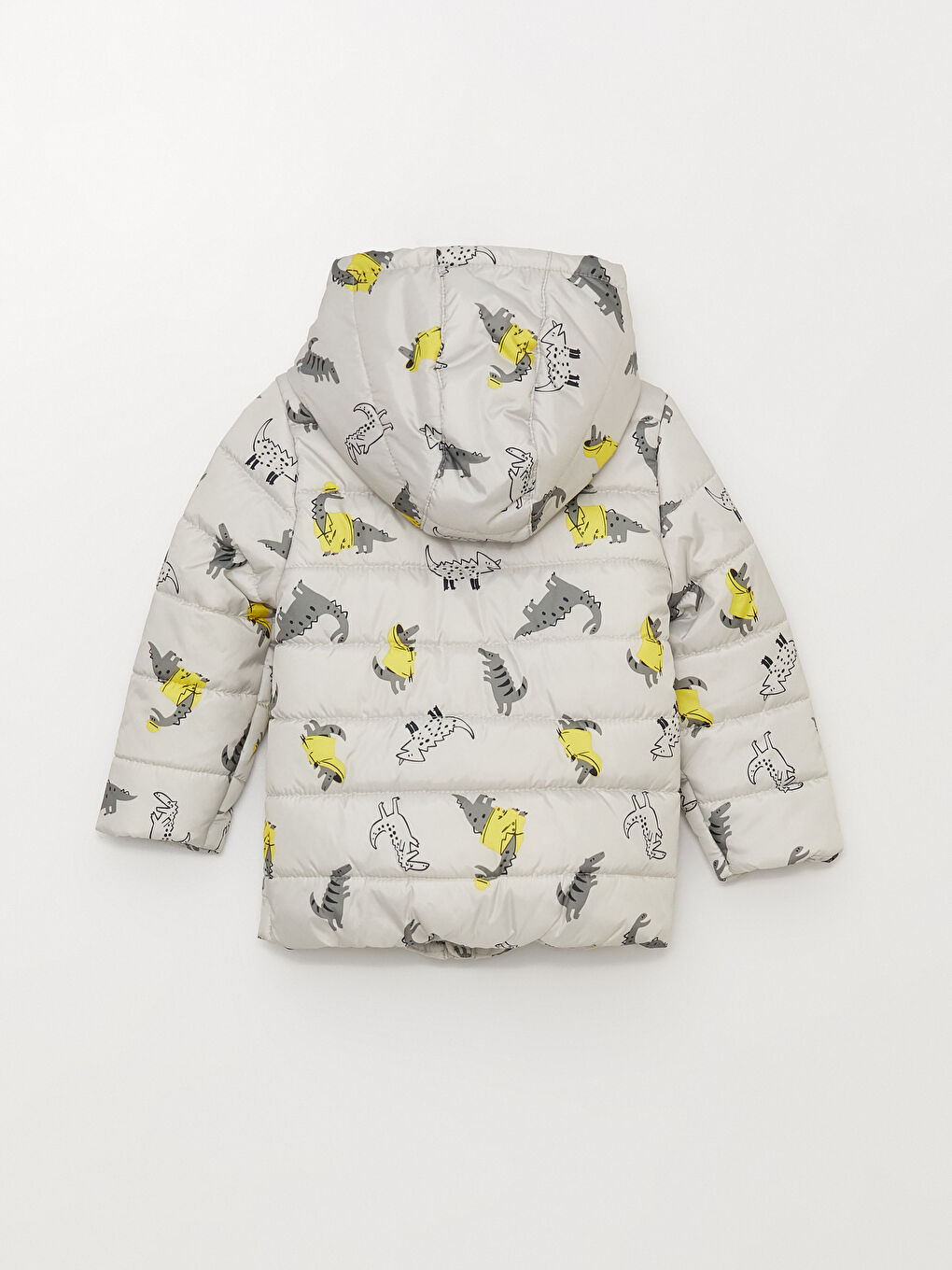 LCW baby Hooded Long Sleeve Patterned Baby Boy Coat -W21144Z1-LRX