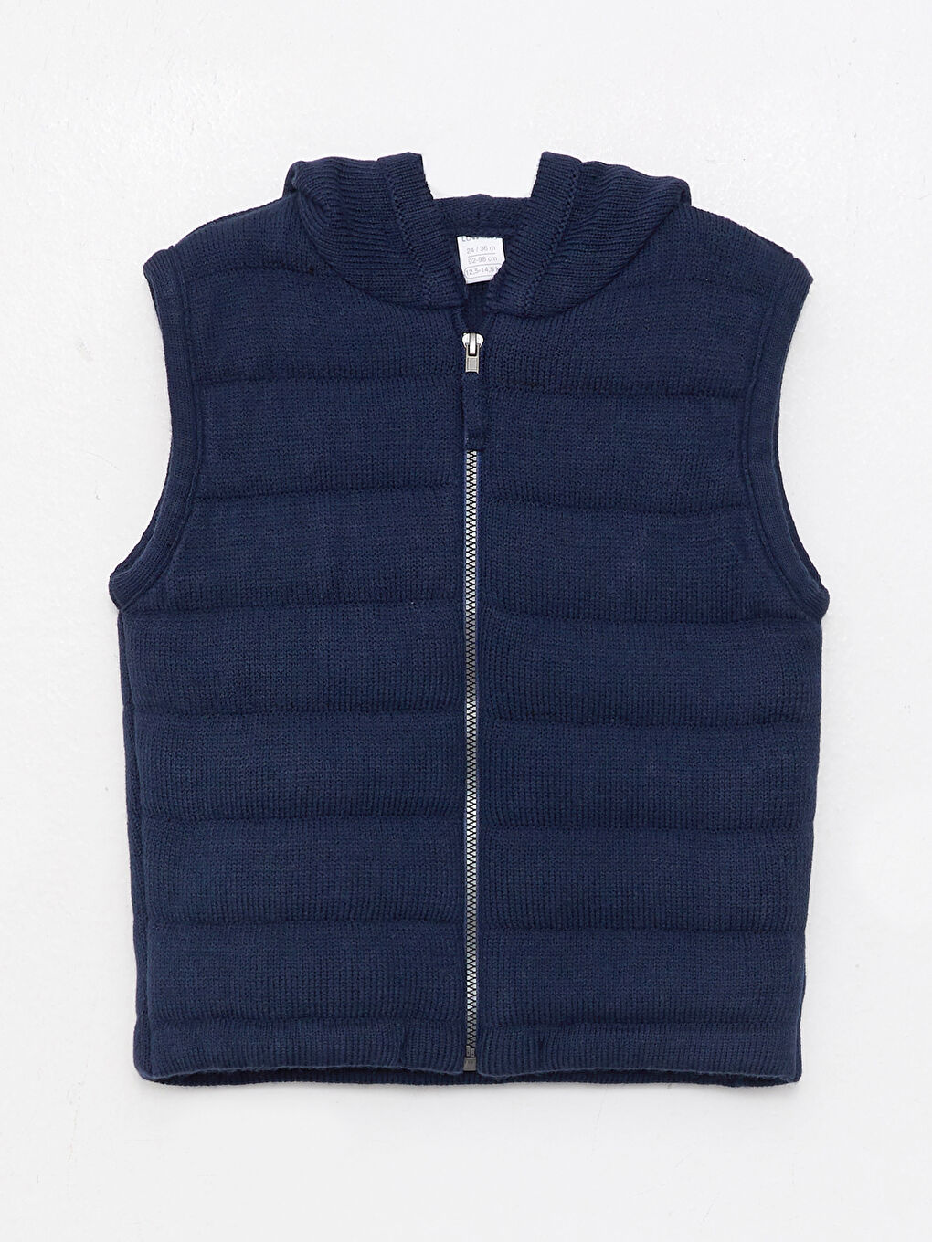 Doudoune Sans Manches Zippée À Capuche Bébé Garçon-2