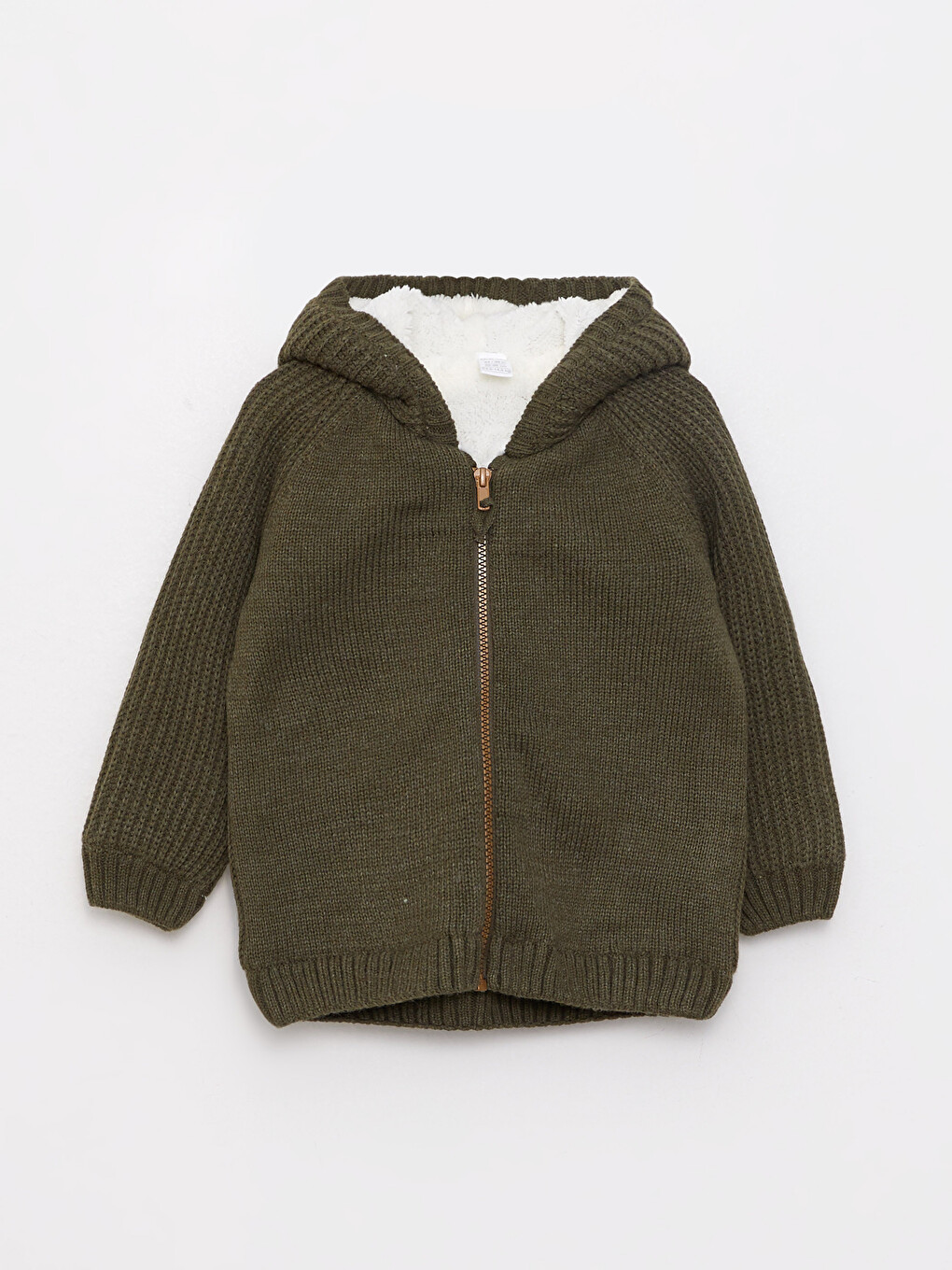 Hooded Long Sleeve Basic Baby Boy Knitwear Cardigan