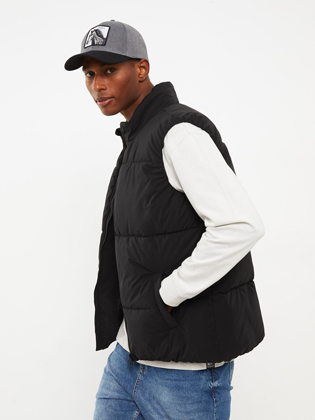 LCW Casual Standard Fit Trichterkragen Herrenweste -W21182Z8-CVL
