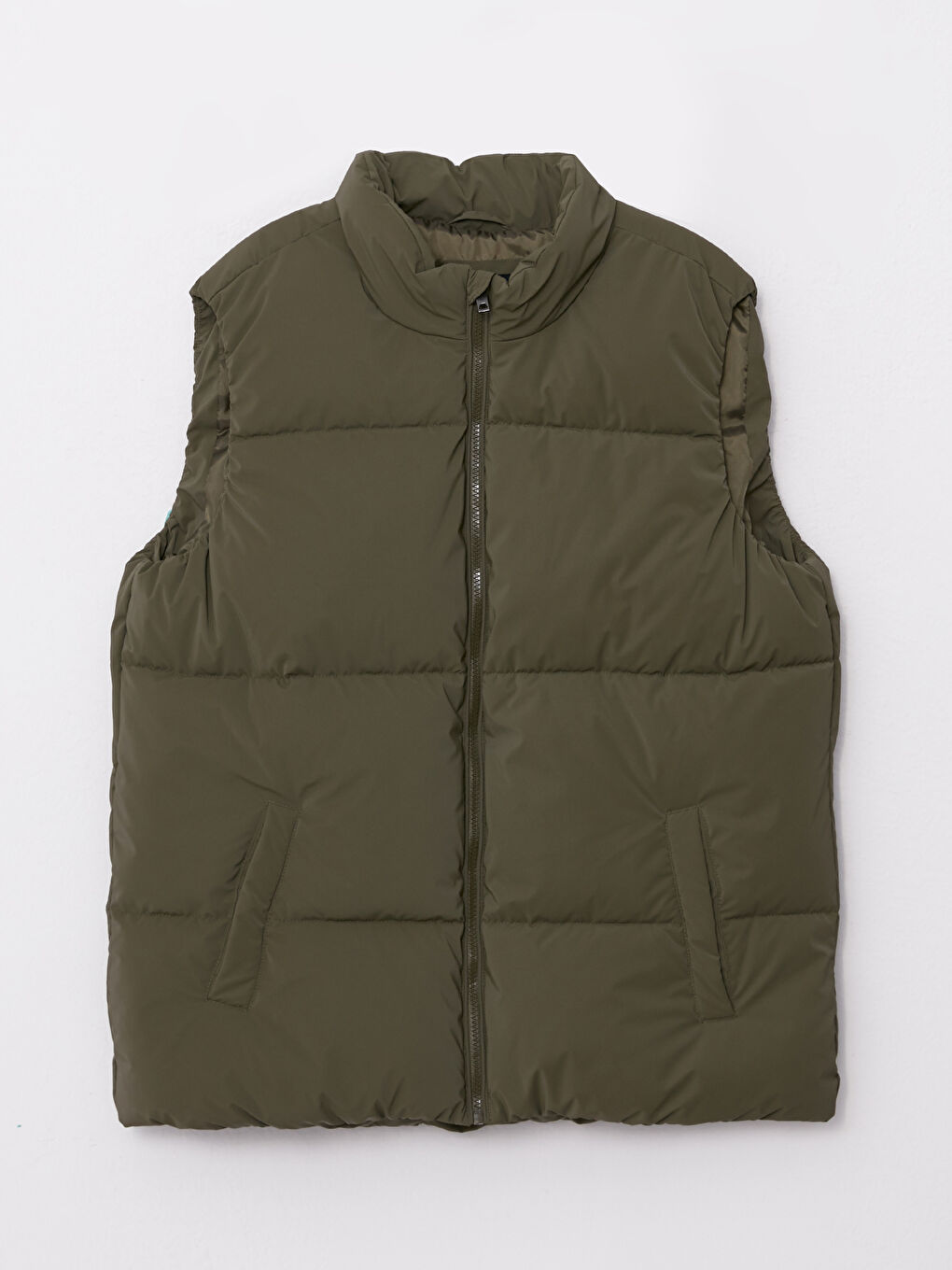 Standard Fit Funnel Neck Men's Waistcoat -W21182Z8-HCZ