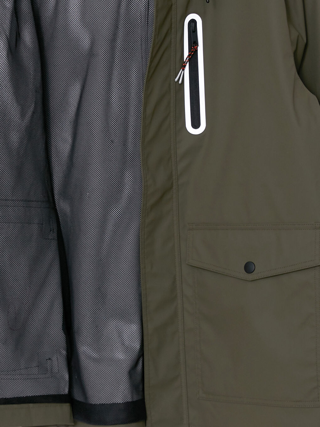 LCW Casual Manteau en Similicuir à Capuche pour Hommes Coupe Régulière -W21193Z8-J2L