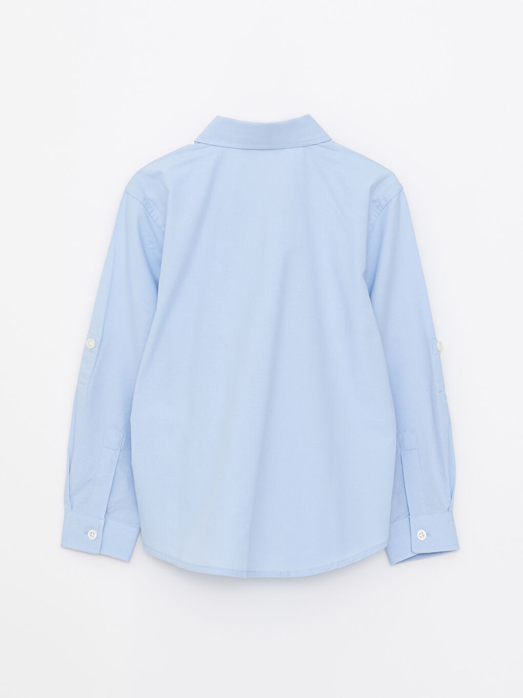 LCW Kids Basic Long Sleeve Poplin Boy Shirt -W21204Z4-J0M