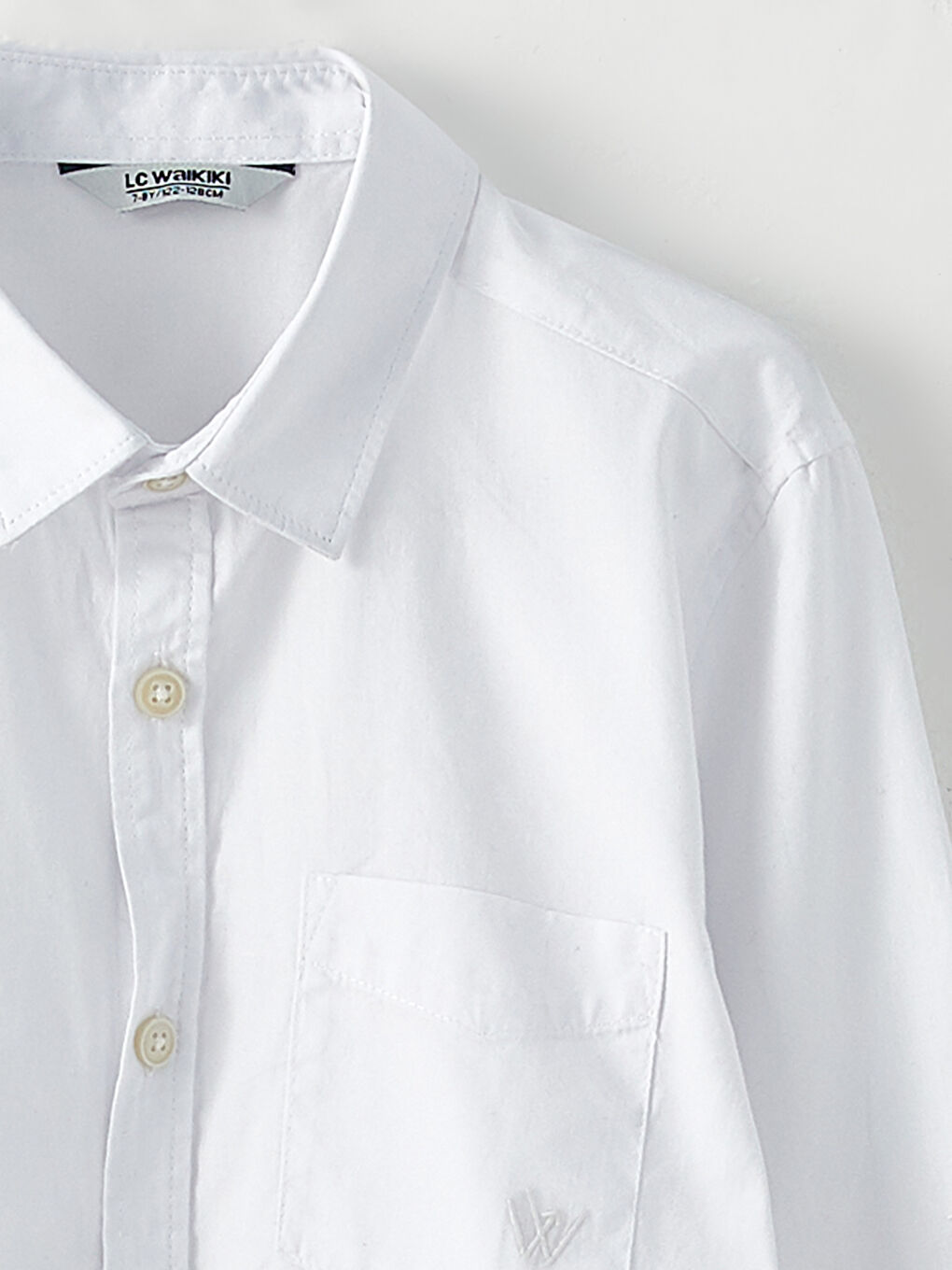 LCW Kids Basic Uzun Kollu Poplin Erkek Çocuk Gömlek -W21205Z4-R9K
