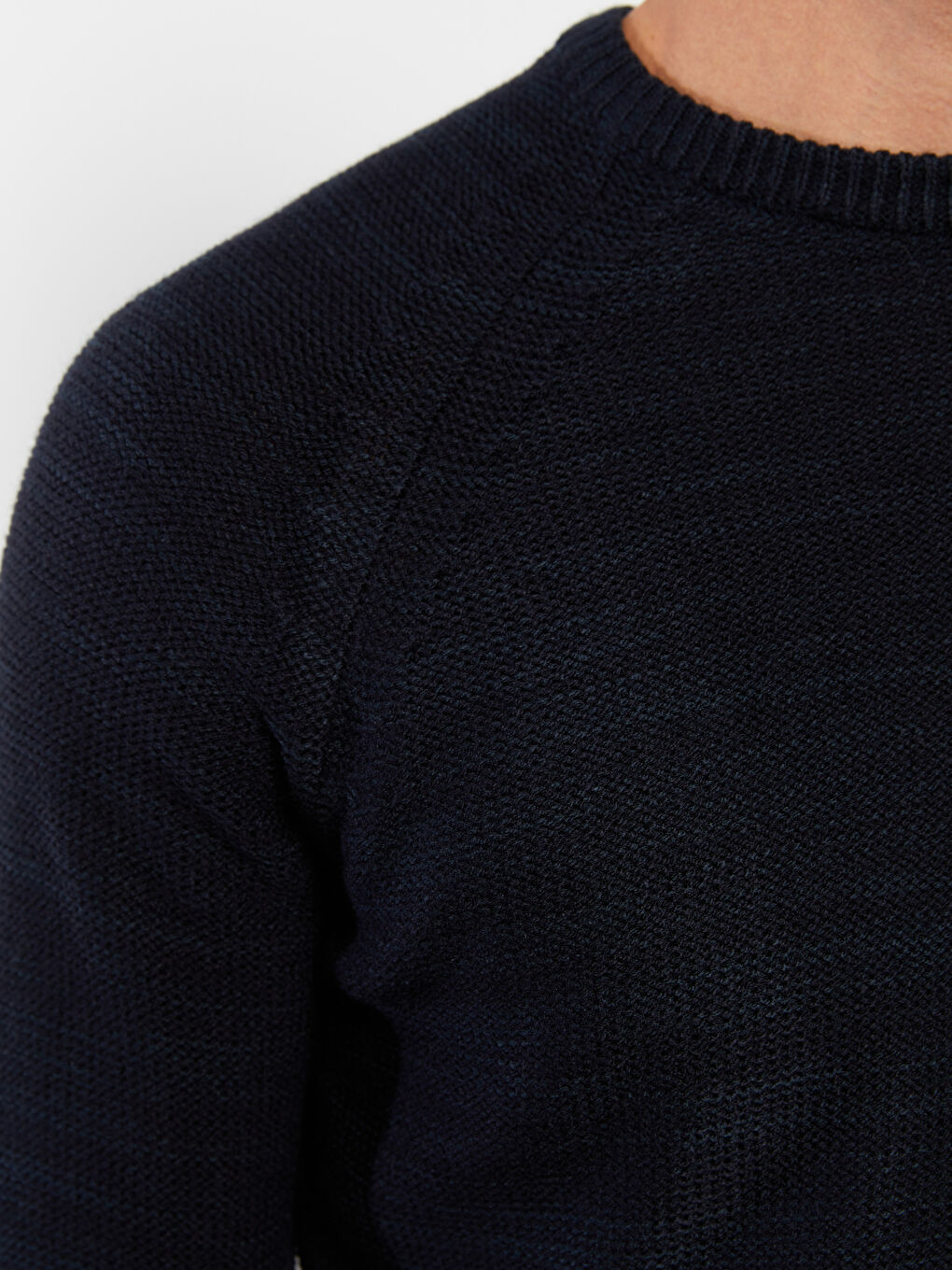 XSIDE Crew Neck Long Sleeve Men's Tricot Sweater -W21207Z8-J2Y
