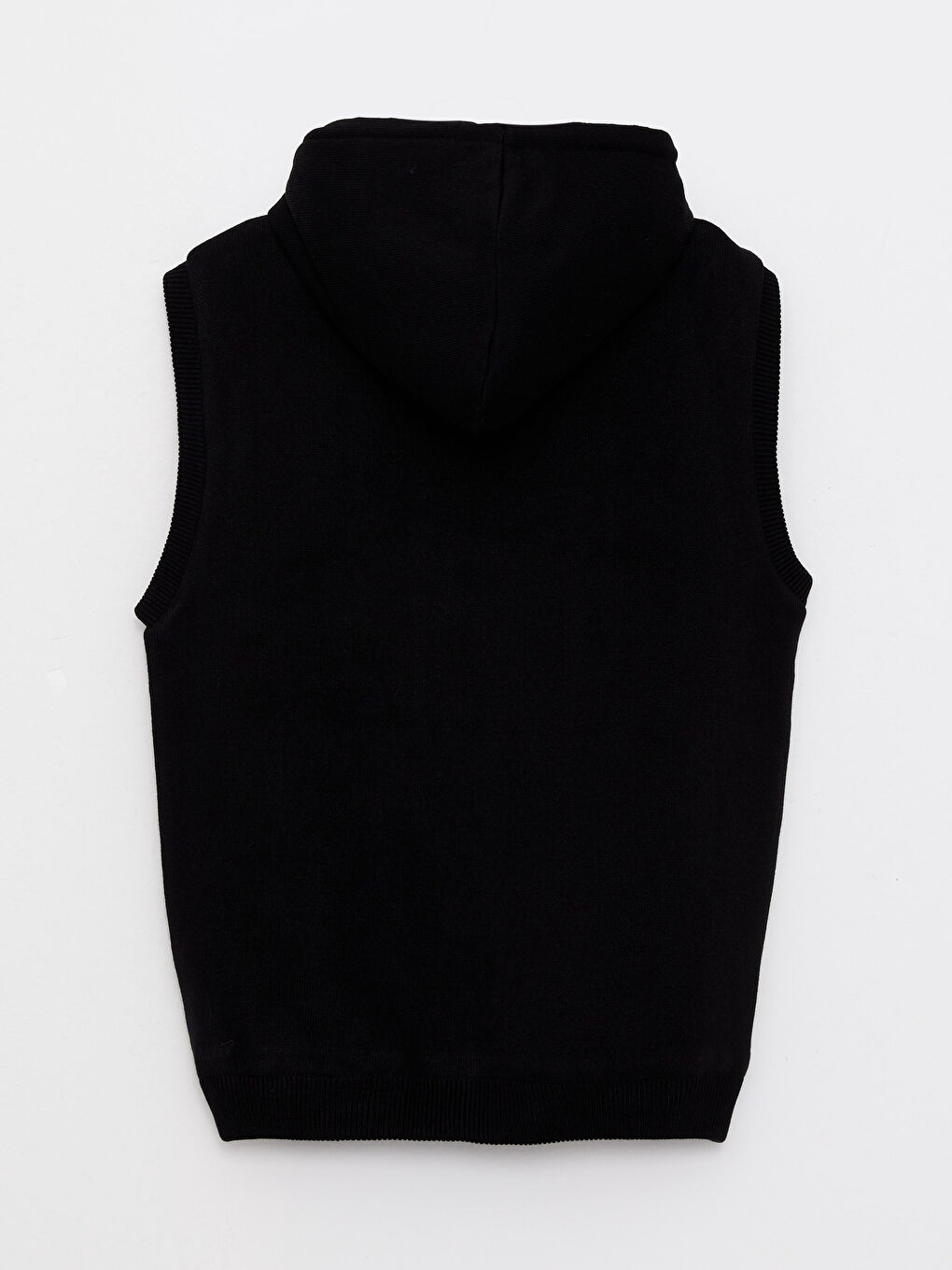 Slim Fit Hooded Men's Knitwear Vest-7