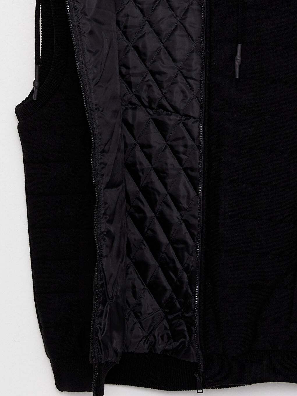 Slim Fit Hooded Men's Knitwear Vest-8