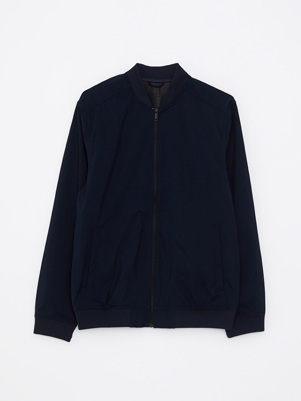 Стандартна кройка яке тип бомбър с колежка яка за мъже-5