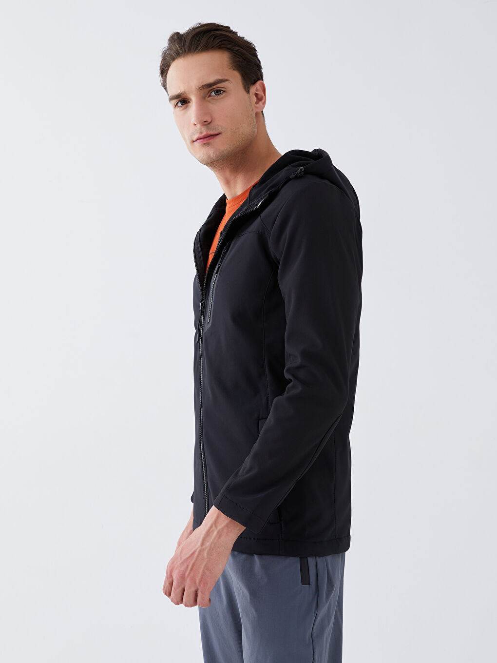 XSIDE ACTIVE Standard Fit Hooded Men's Coat -W21263Z8-CVL