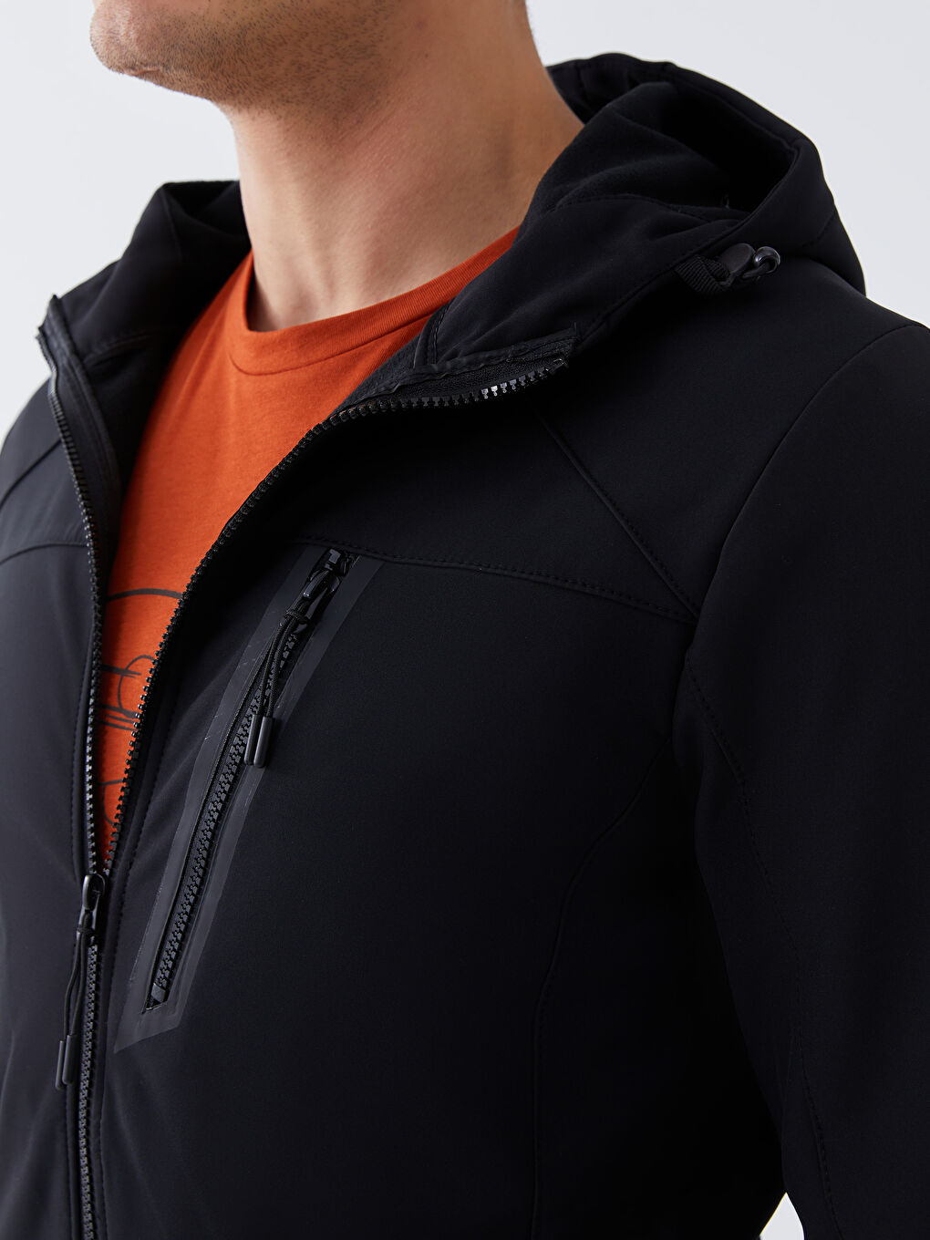 XSIDE ACTIVE Standard Fit Hooded Men's Coat -W21263Z8-CVL