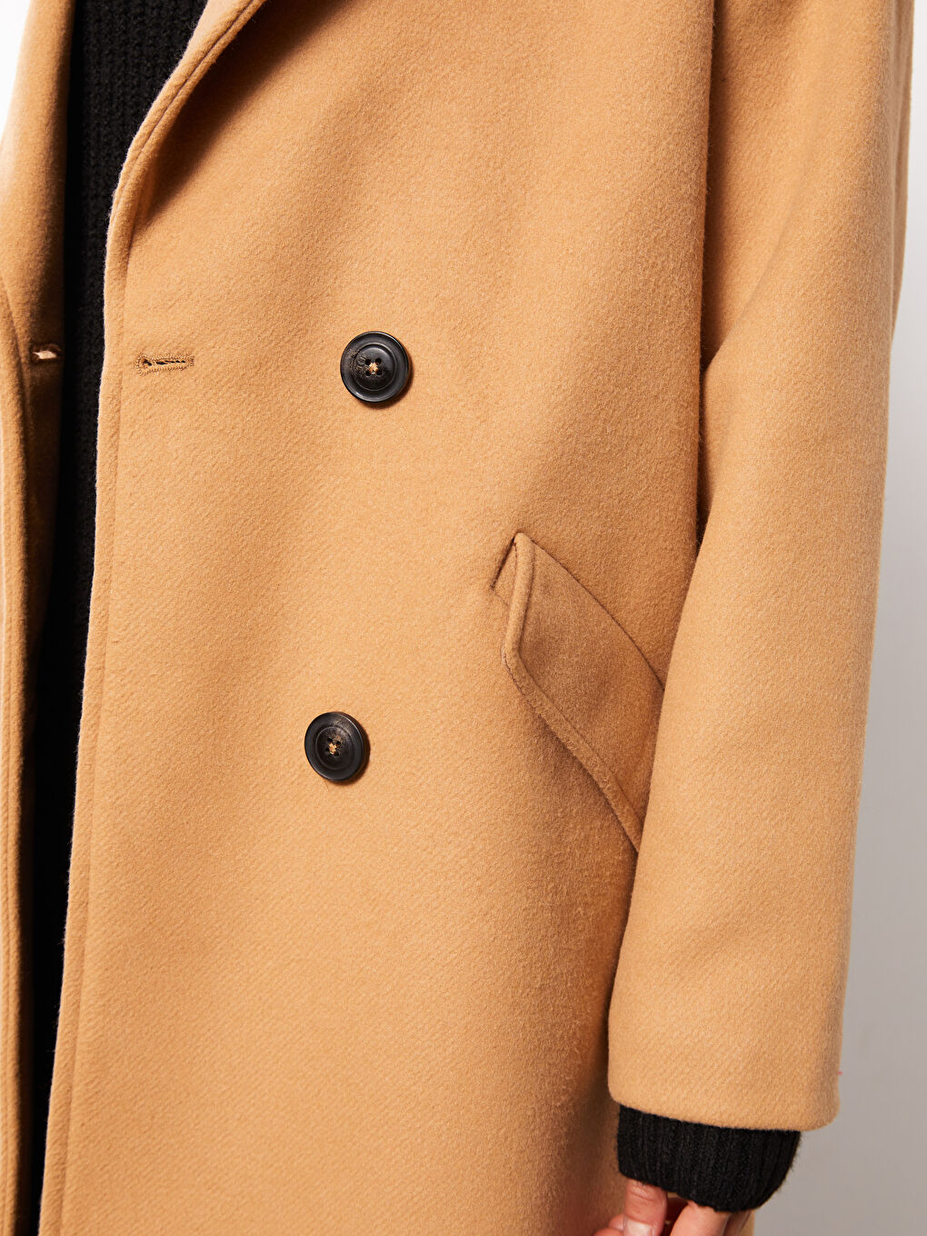 LC Waikiki Jacket Collar Women's Cachet Overcoat -W21269Z8-S6P