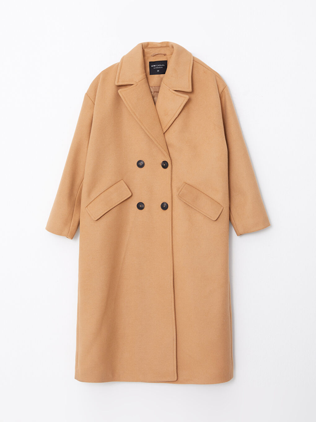 LC Waikiki Jacket Collar Women's Cachet Overcoat -W21269Z8-S6P