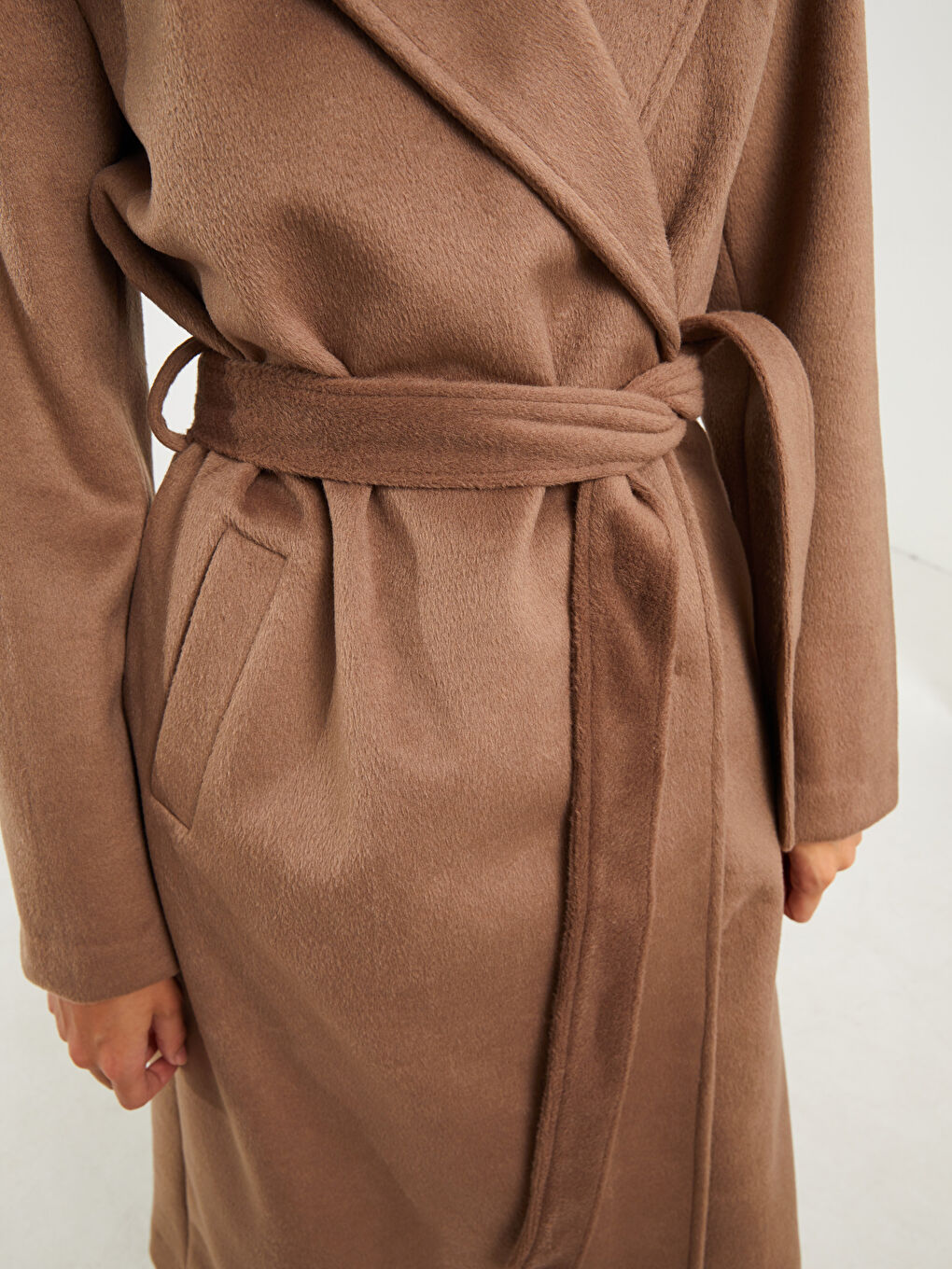 Palton Cachet pentru Femei cu Guler Jachetă-5