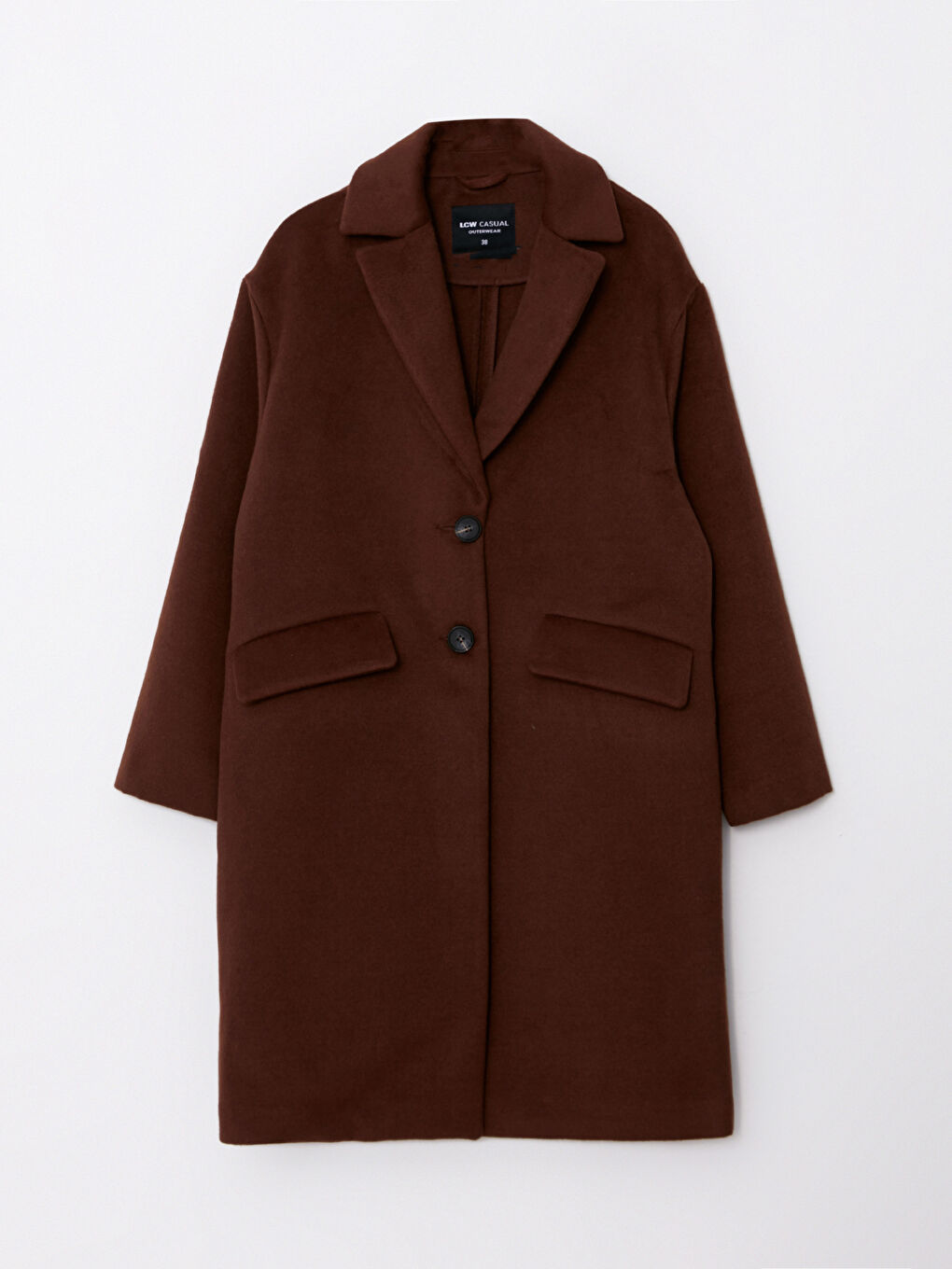 Jacket Collar Women's Cachet Overcoat-5