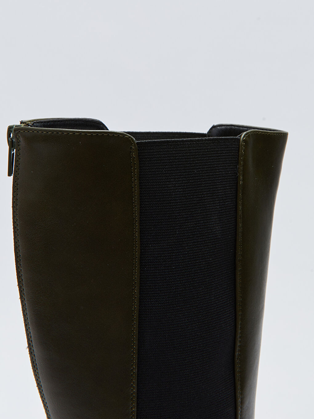 Women's Leather-Look Zipper Boots.-6