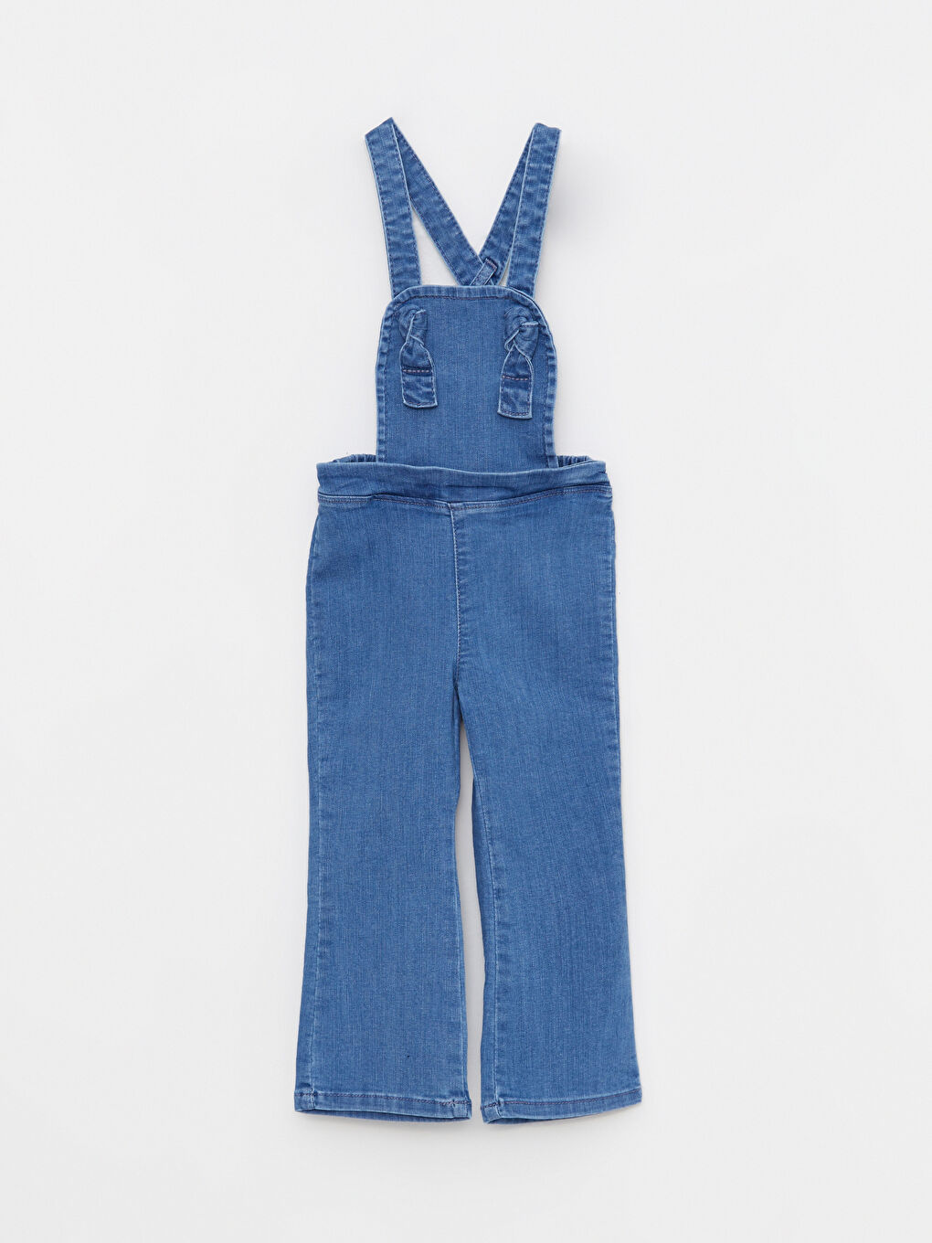 LCW baby Orta İndigo Rodeo Basic Kız Bebek Jean Salopet