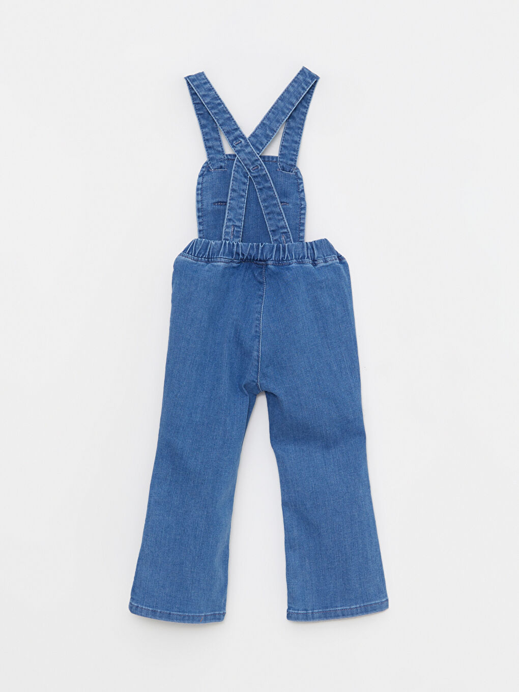 LCW baby Orta İndigo Rodeo Basic Kız Bebek Jean Salopet - 1