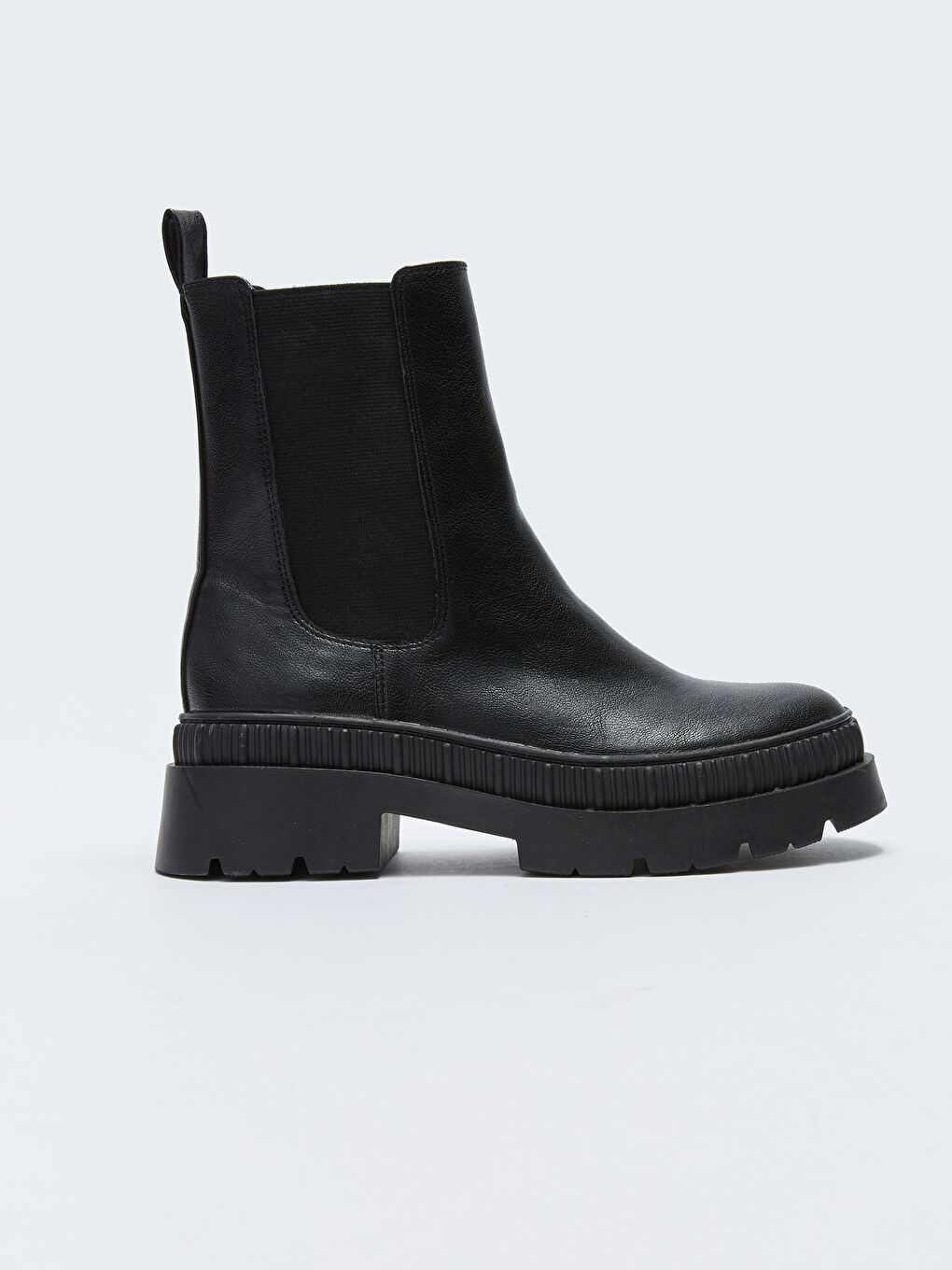 Ghete pentru Femei cu Talpă Groasă Aspect Piele-1