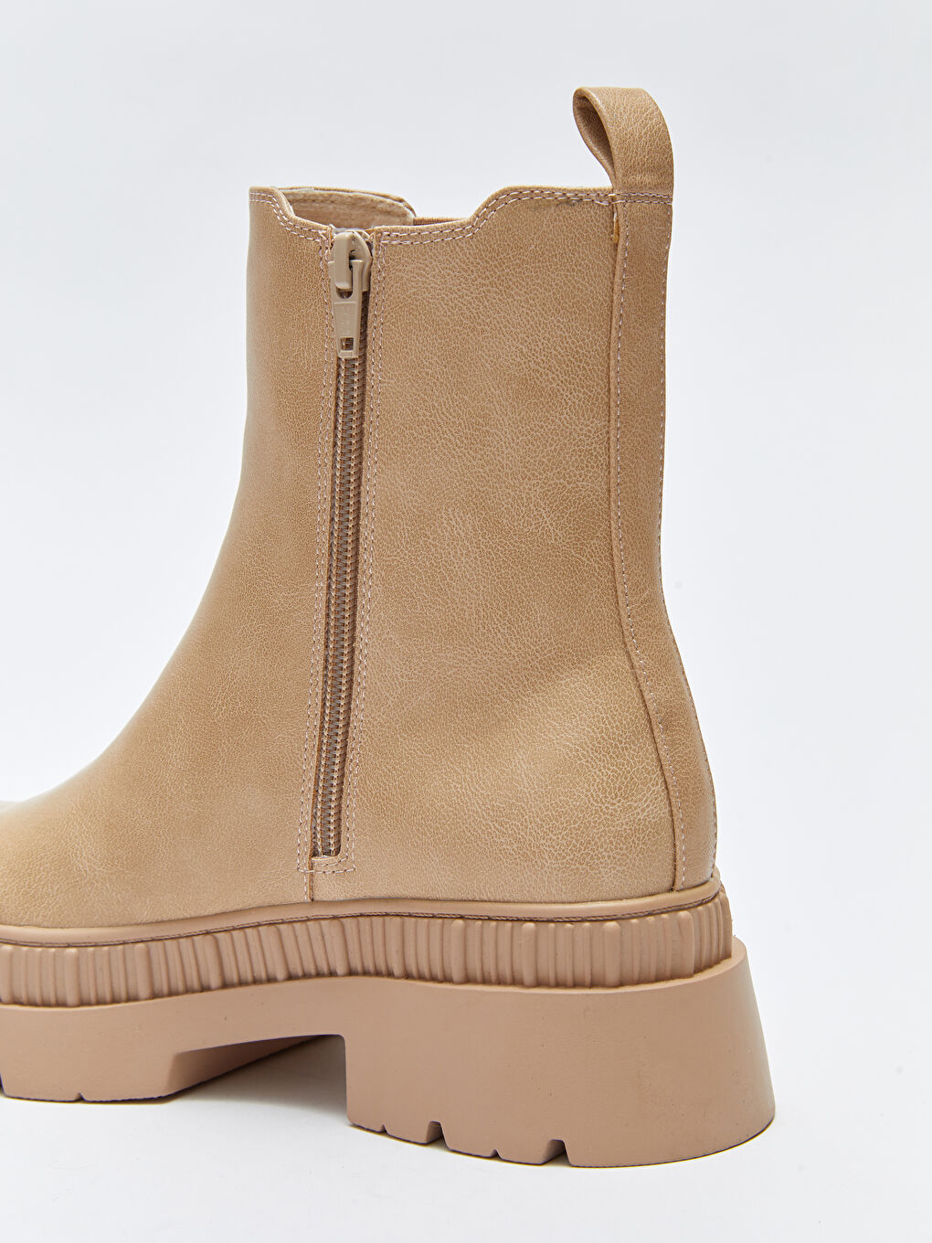 LCW Leather Look Thick Sole Women's Boots -W21304Z8-SEP