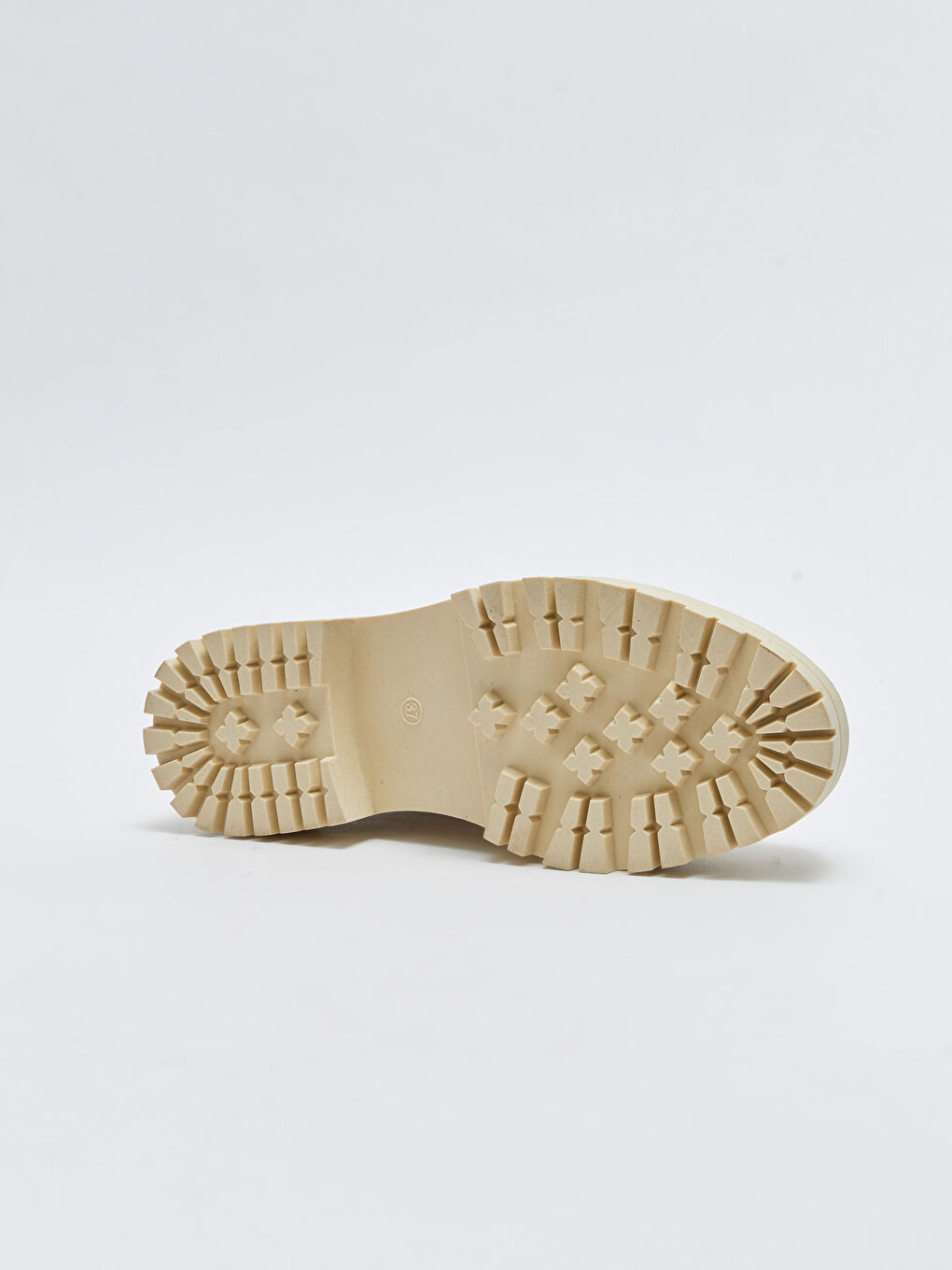 Bottes pour Femmes en Similicuir à Semelle Épaisse avec Lacets et Fermeture Éclair-3