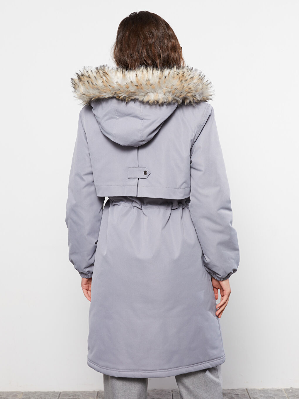 LCW Vision Hooded Regular Long Sleeve Women's Parka -W21336Z8-CU0