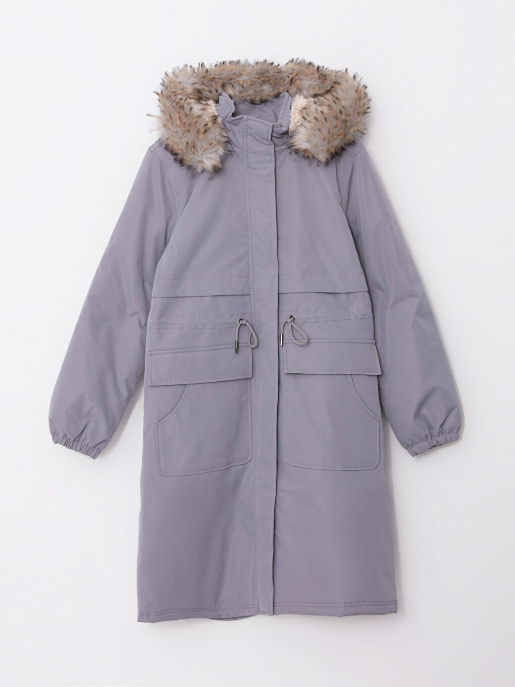 LCW Vision Hooded Regular Long Sleeve Women's Parka -W21336Z8-CU0