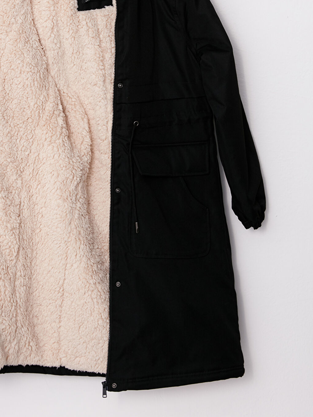 Hooded Regular Long Sleeve Women's Parka-6