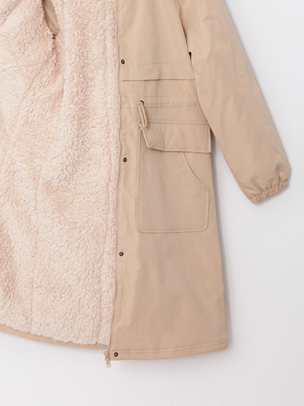 Hooded Regular Long Sleeve Women's Parka-8