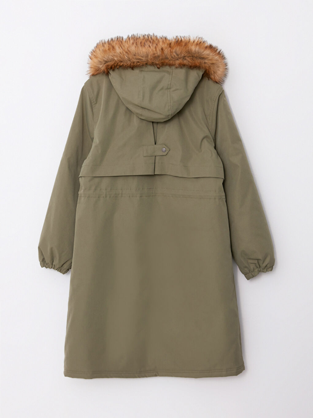 Mit Kapuze Regulär Langarm Damen Parka-8