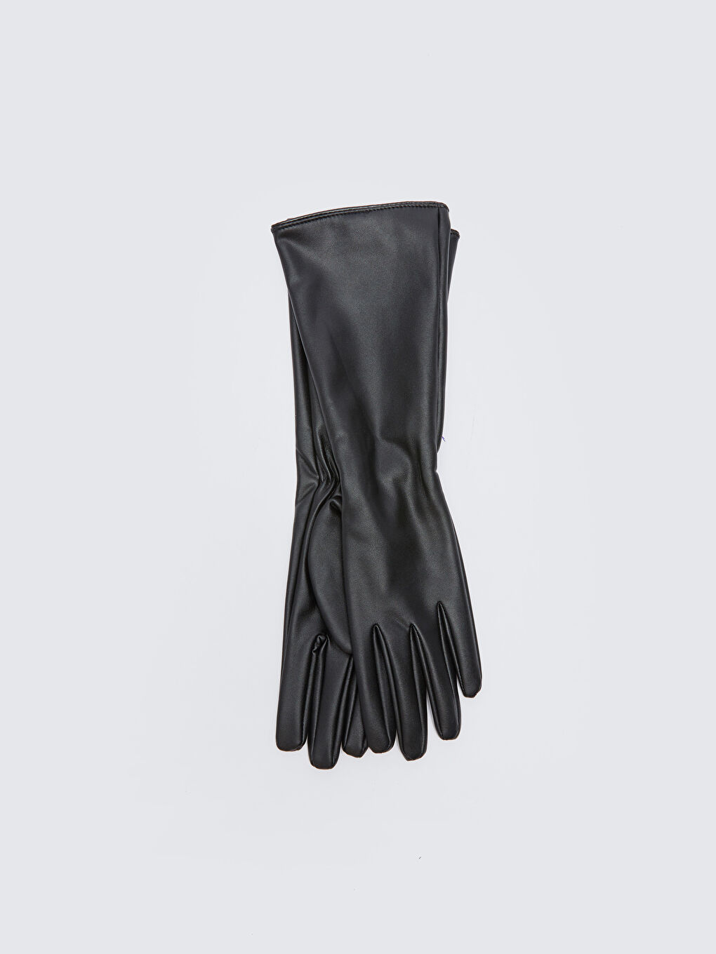 Deri Görünümlü Kadın Eldiven-2