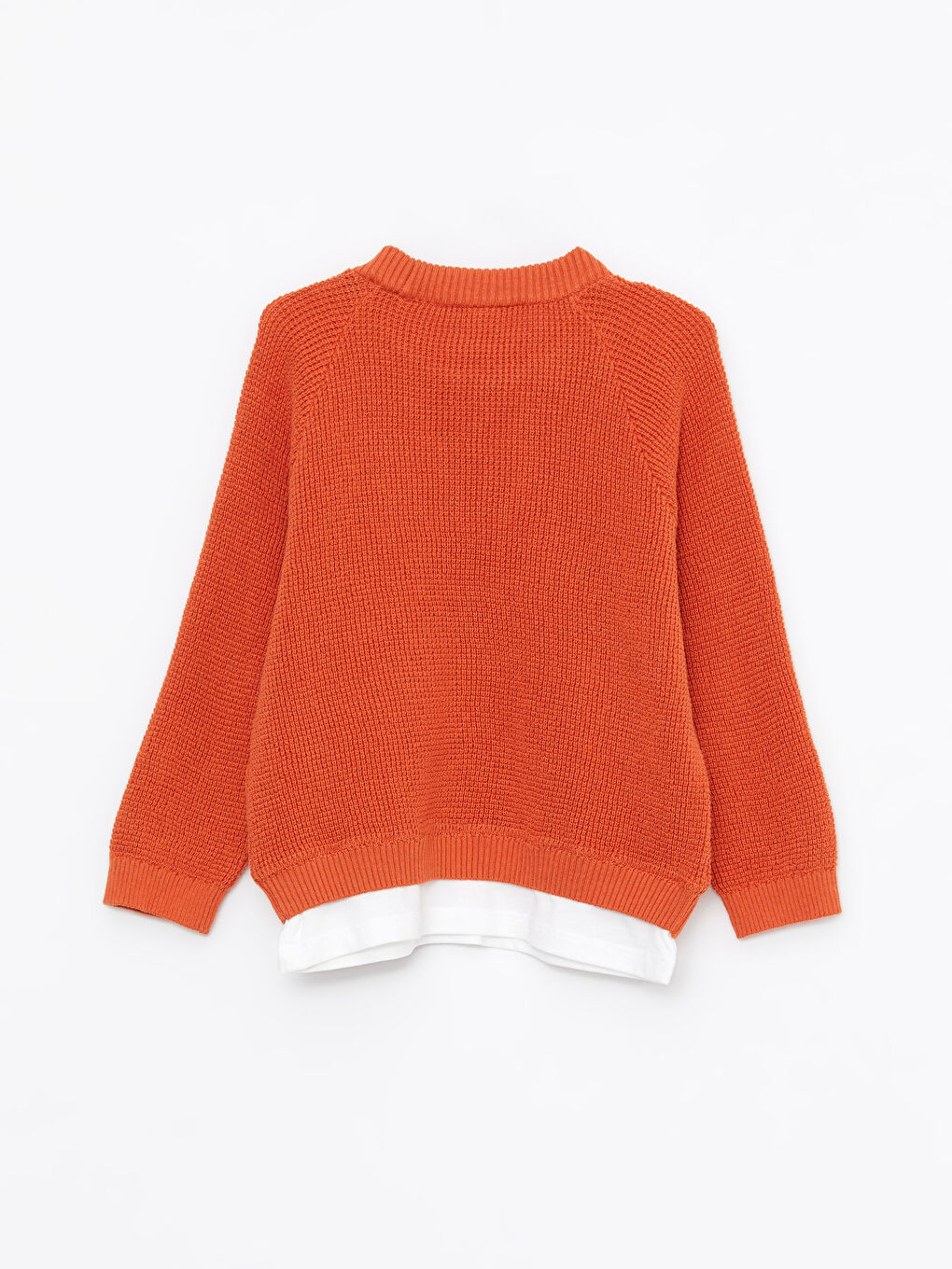 LCW baby Crew Neck Long Sleeve Basic Baby Boy Tricot Sweater -W21354Z1-GXR