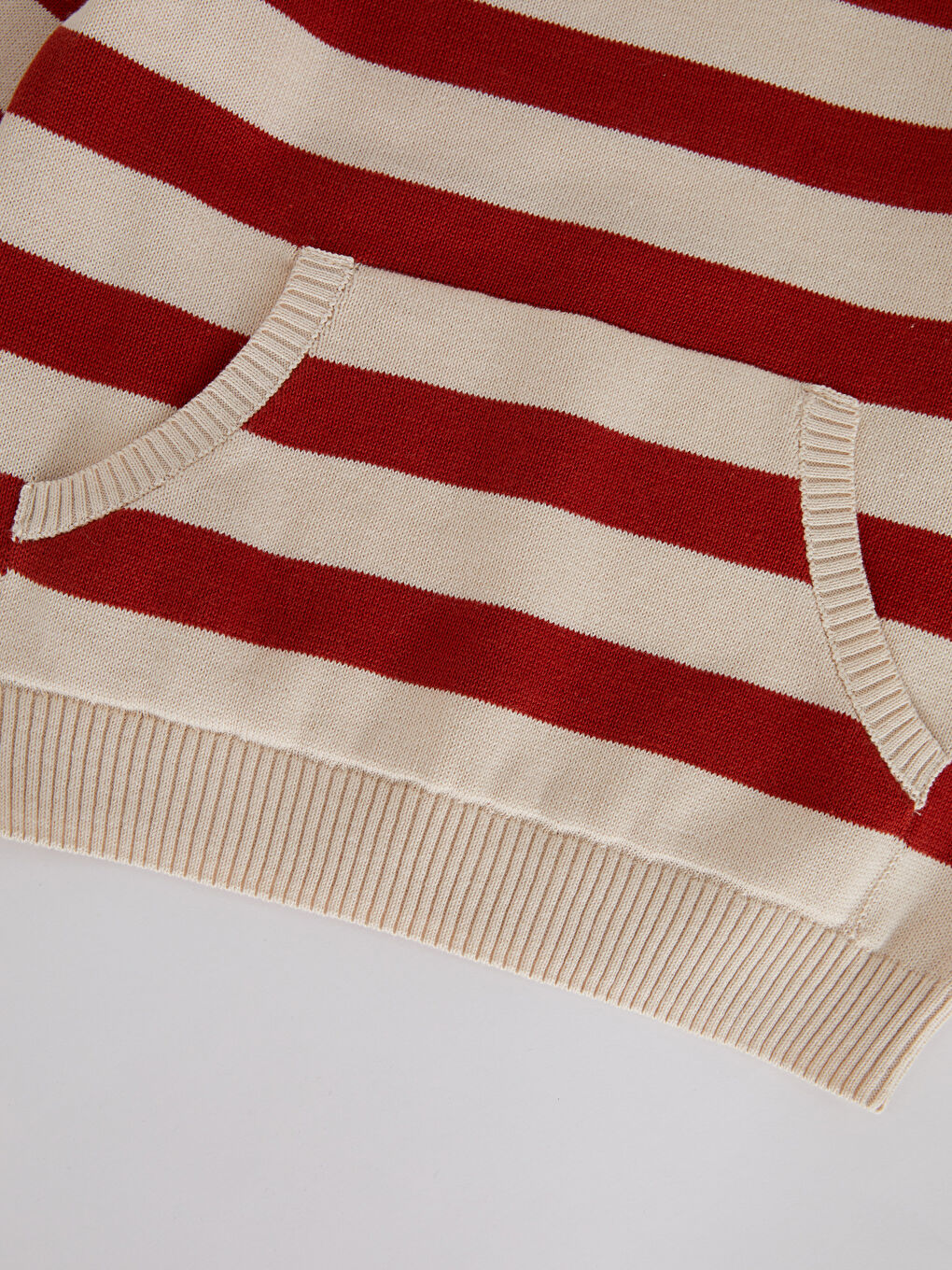 Crew Neck Long Sleeve Striped Baby Boy Tricot Sweater-1