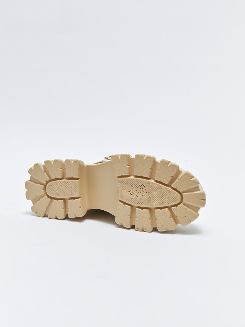 LCW STEPS Bottes pour Femmes à Semelle Épaisse en Similicuir avec Lacets et Fermeture Éclair -W21359Z8-SEP