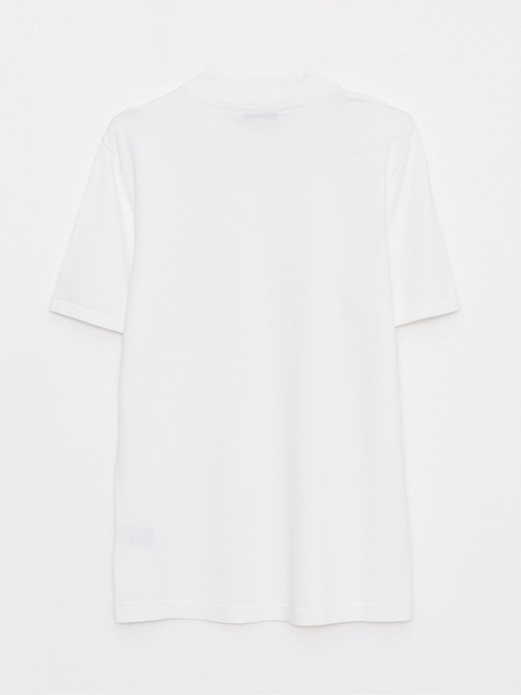 Ekru Bisiklet Yaka Erkek Kazak-6