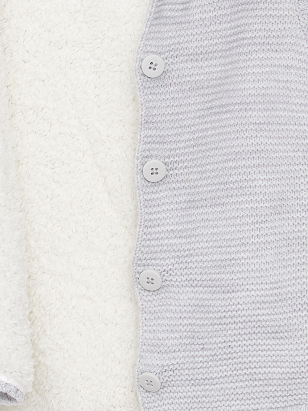 Gilet Tricot Bébé Fille À Capuche-3