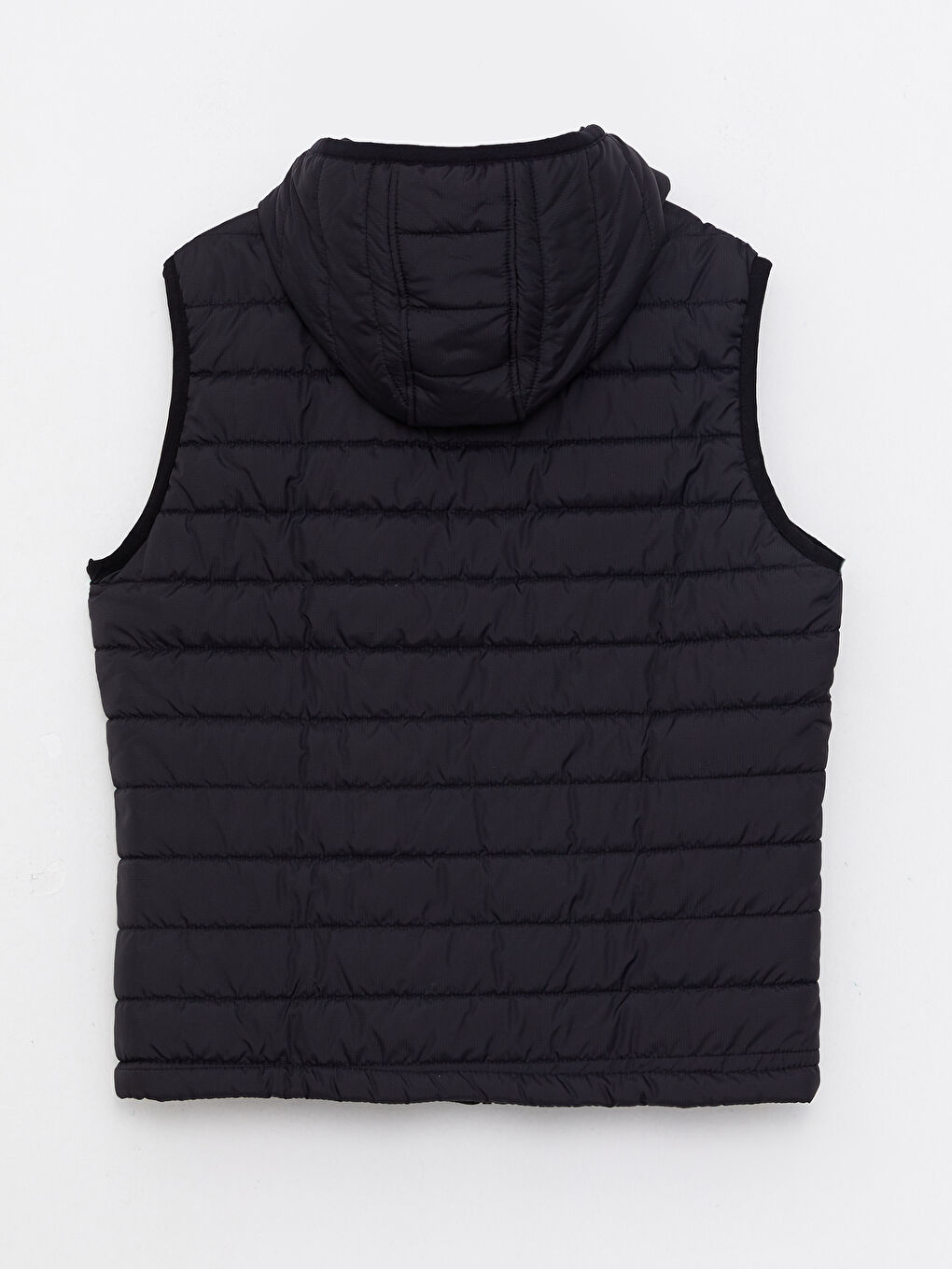 Regular Fit Hooded Men's Puffer Gilet-9
