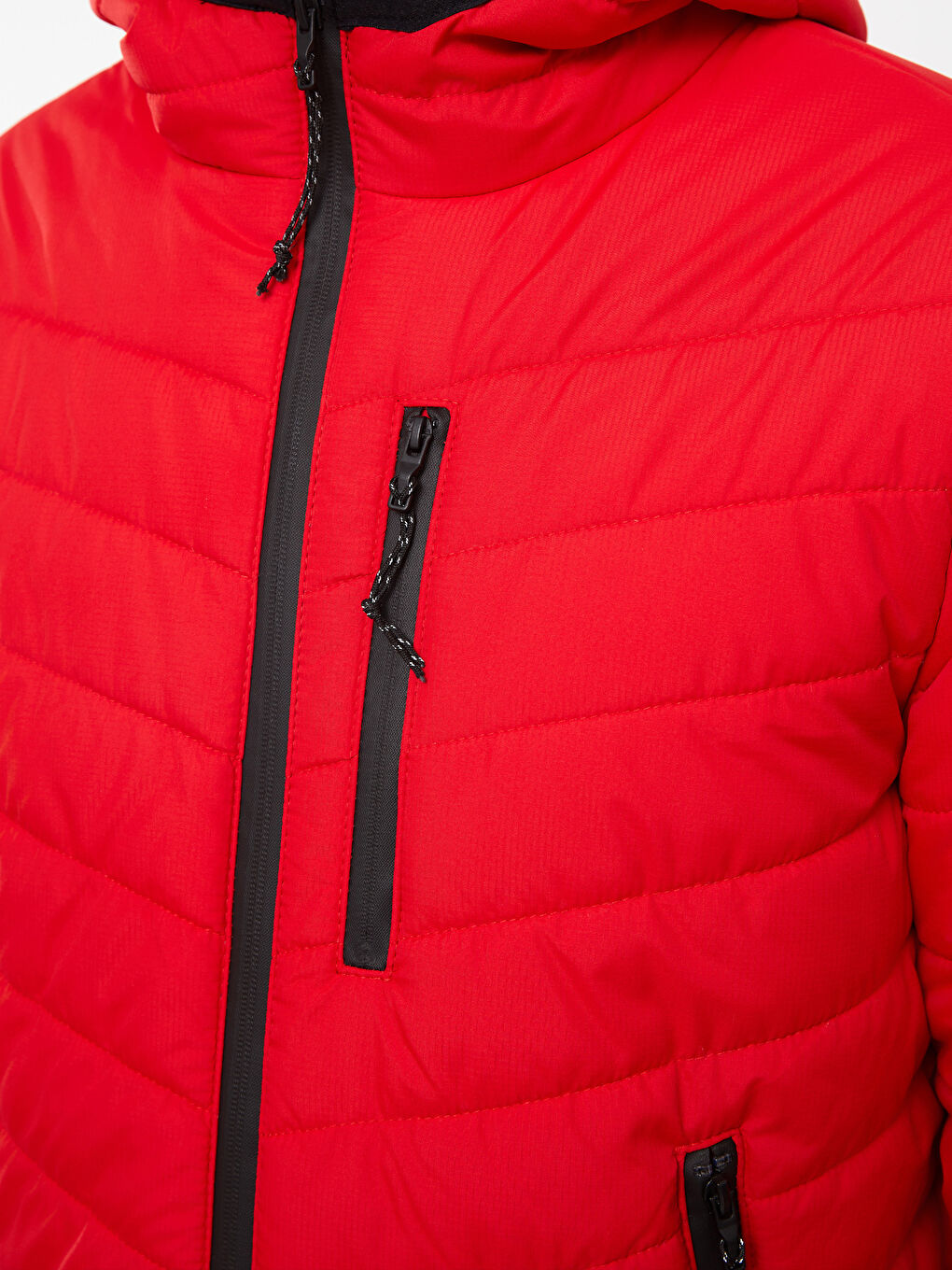 Relaxed Fit Hooded Men's Puffer Coat-3