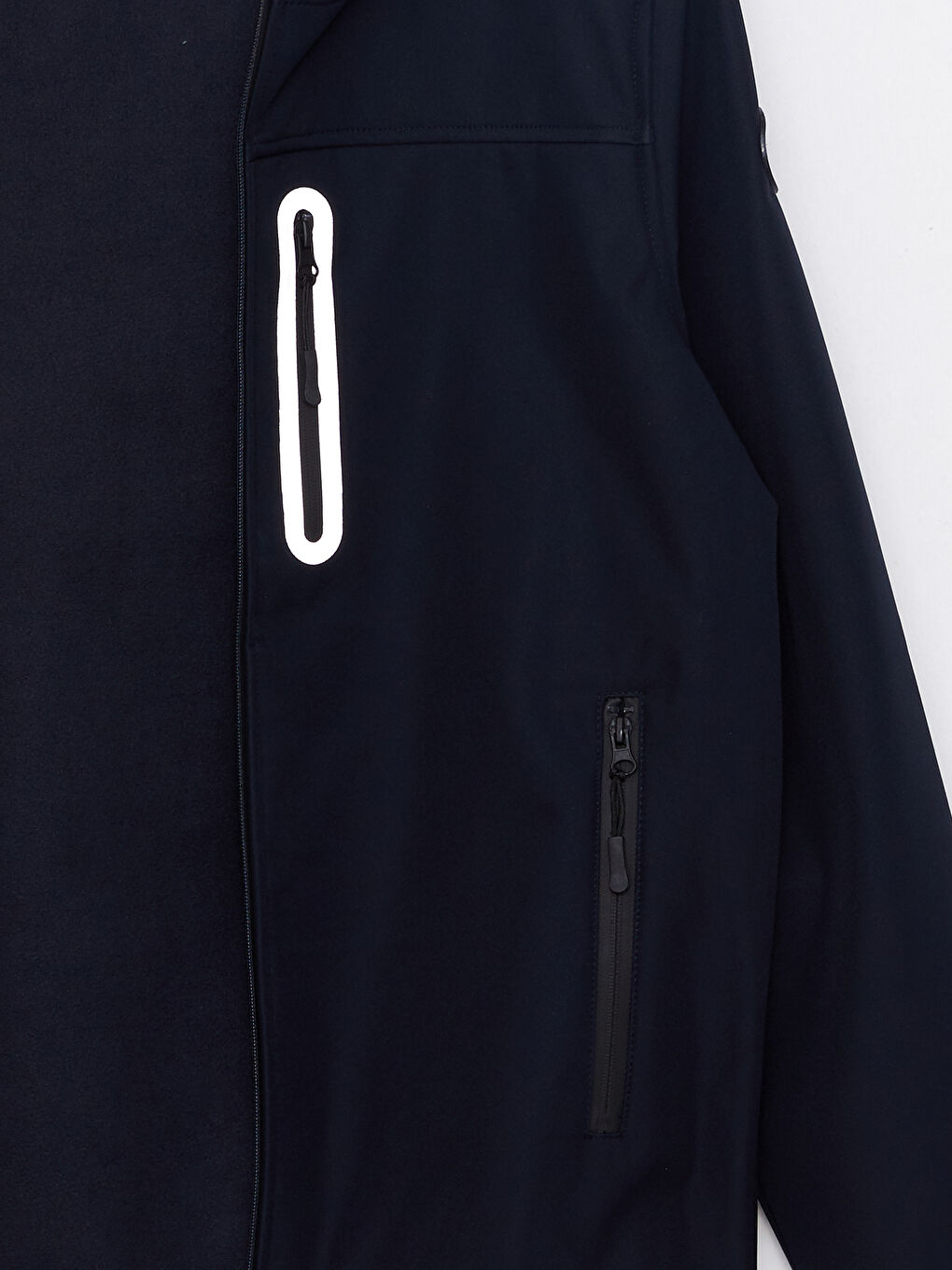 İndigo Standart Kalıp Kapüşonlu Erkek Yağmurluk-7