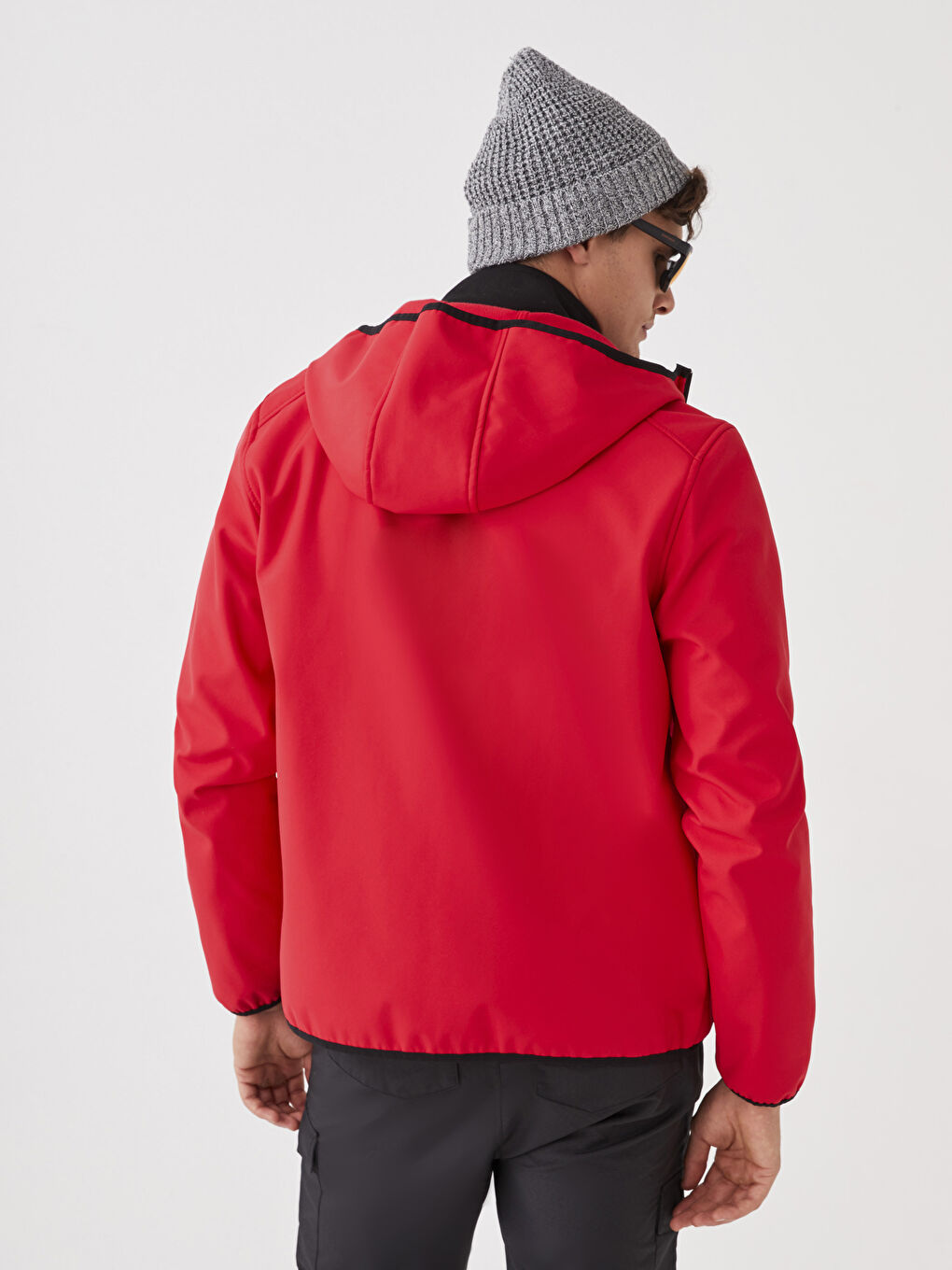 XSIDE ACTIVE Regular Fit Hooded Men's Raincoat -W21402Z8-HKD