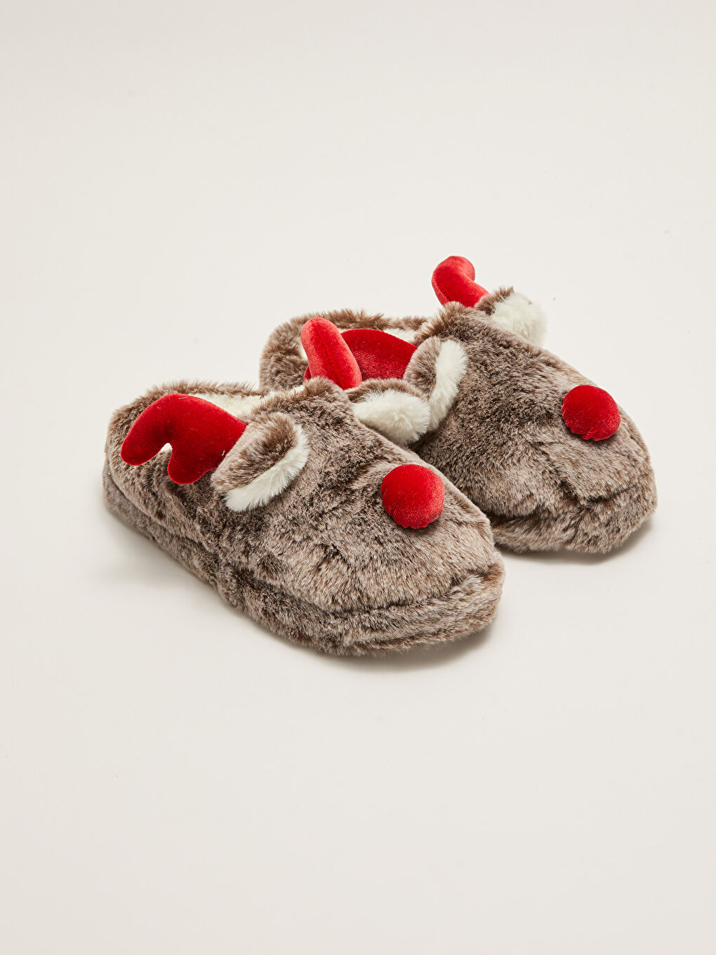 LCW STEPS 3D Appliqued Plush Women's Home Slippers -W21422Z8-RRS