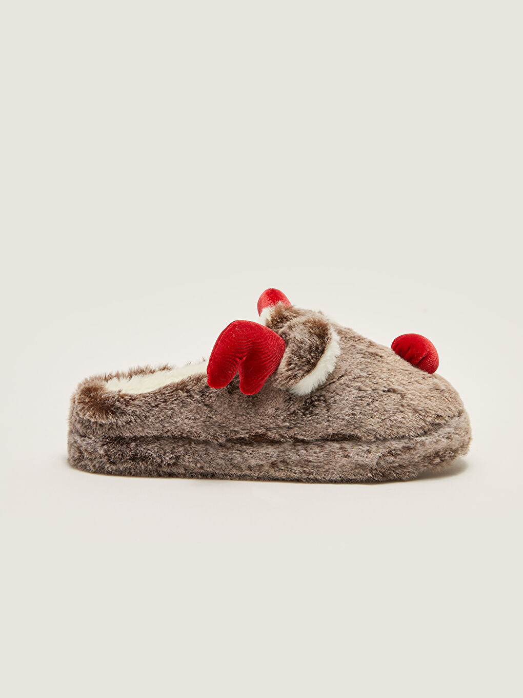 LCW STEPS 3D Appliqued Plush Women's Home Slippers -W21422Z8-RRS