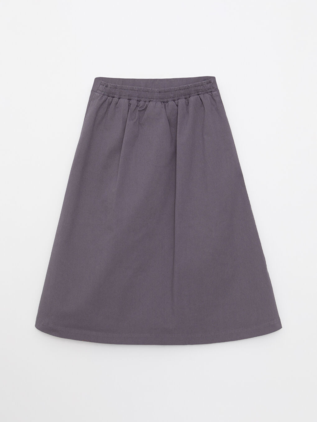LCW Kids Elastic Waist Basic Gabardine Girl Skirt -W21434Z4-HHY