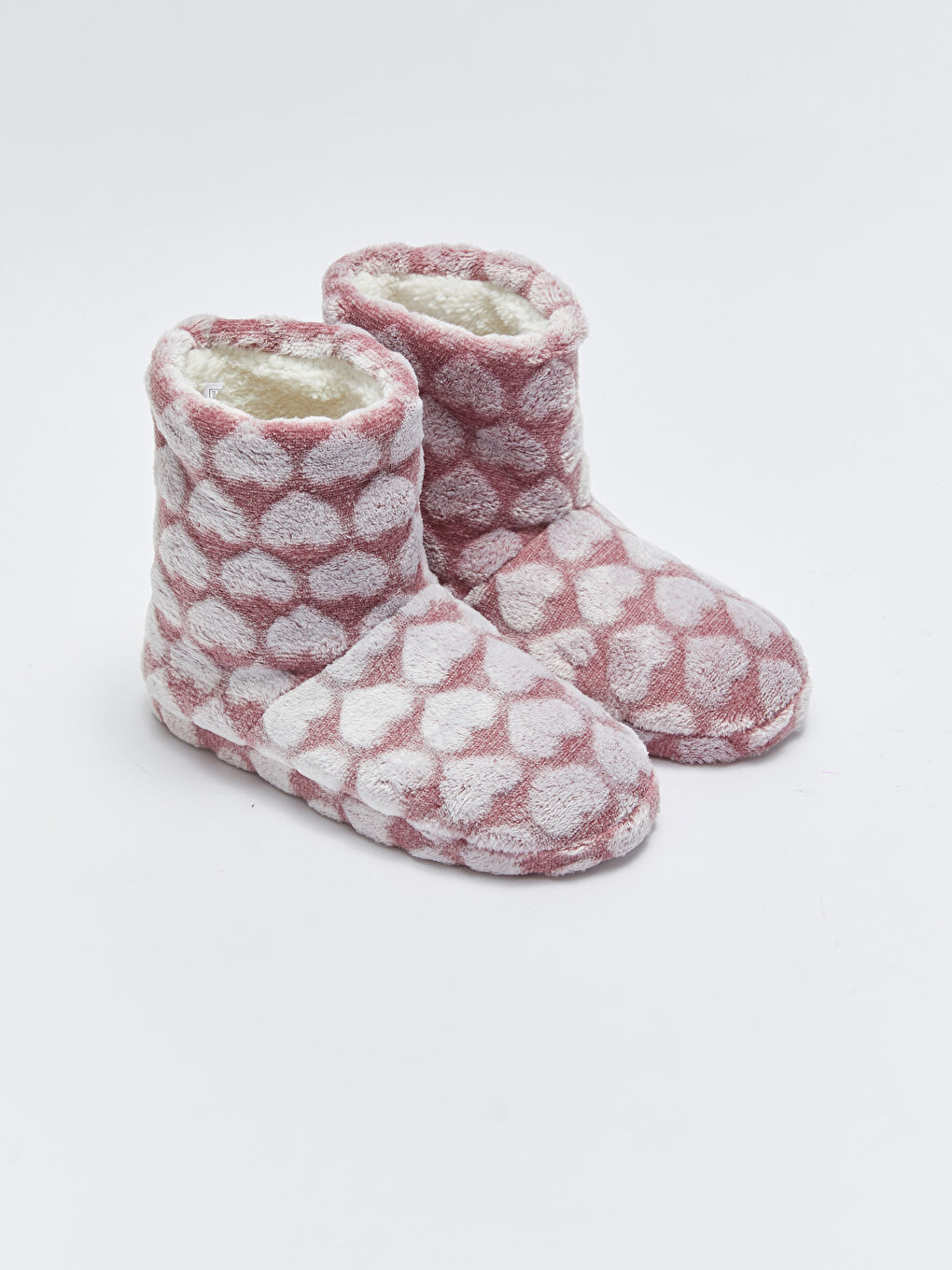 LCW STEPS Herzgemusterte Hausschuhe-Stiefel für Damen -W21436Z8-MA6