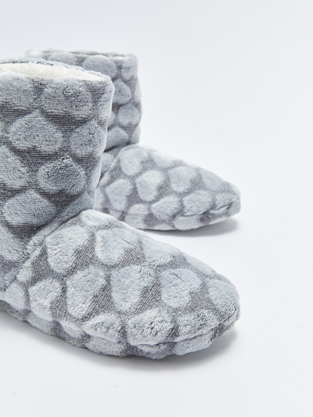 Heart Patterned Women's House Boots-2