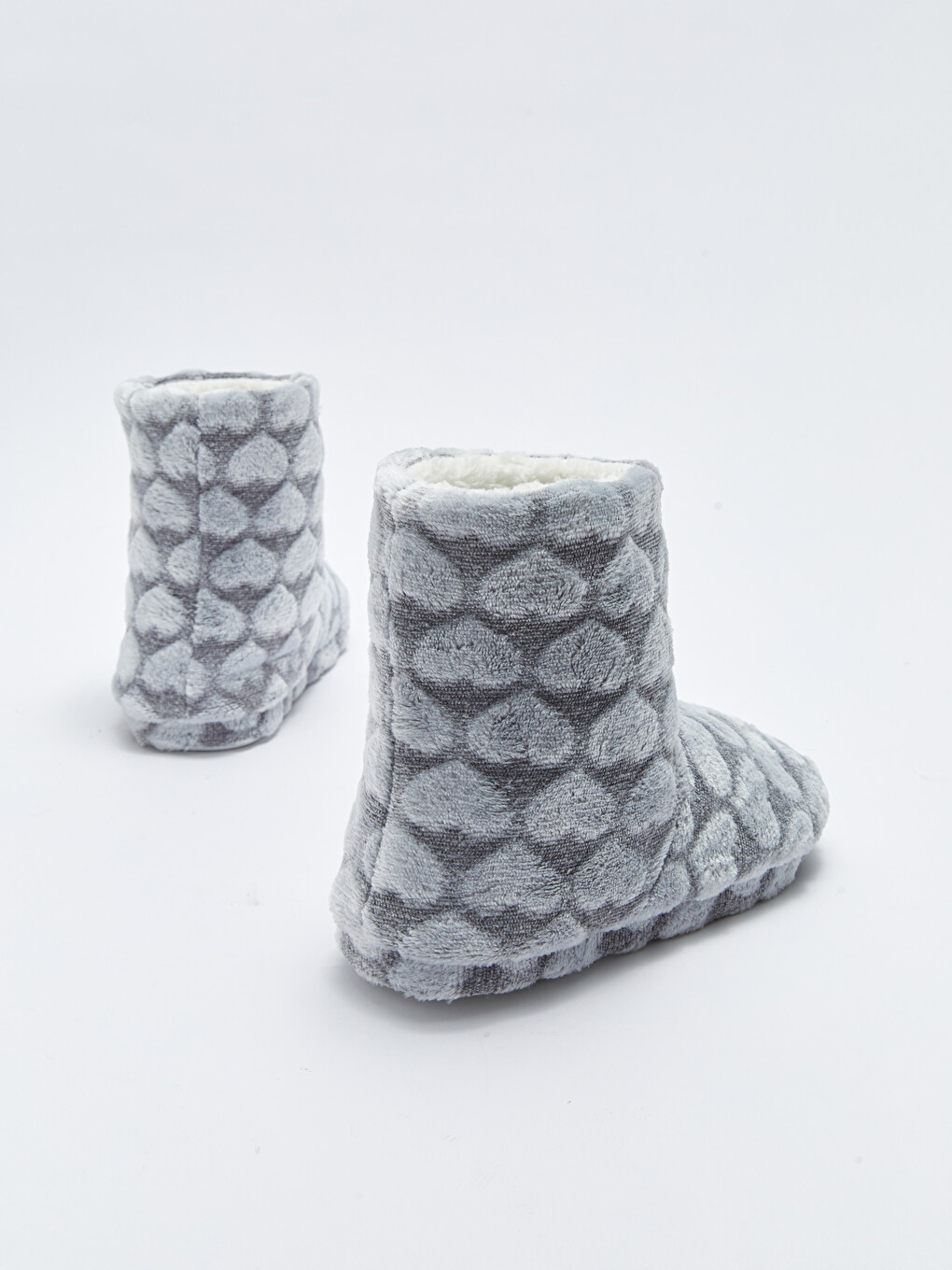 Heart Patterned Women's House Boots-4