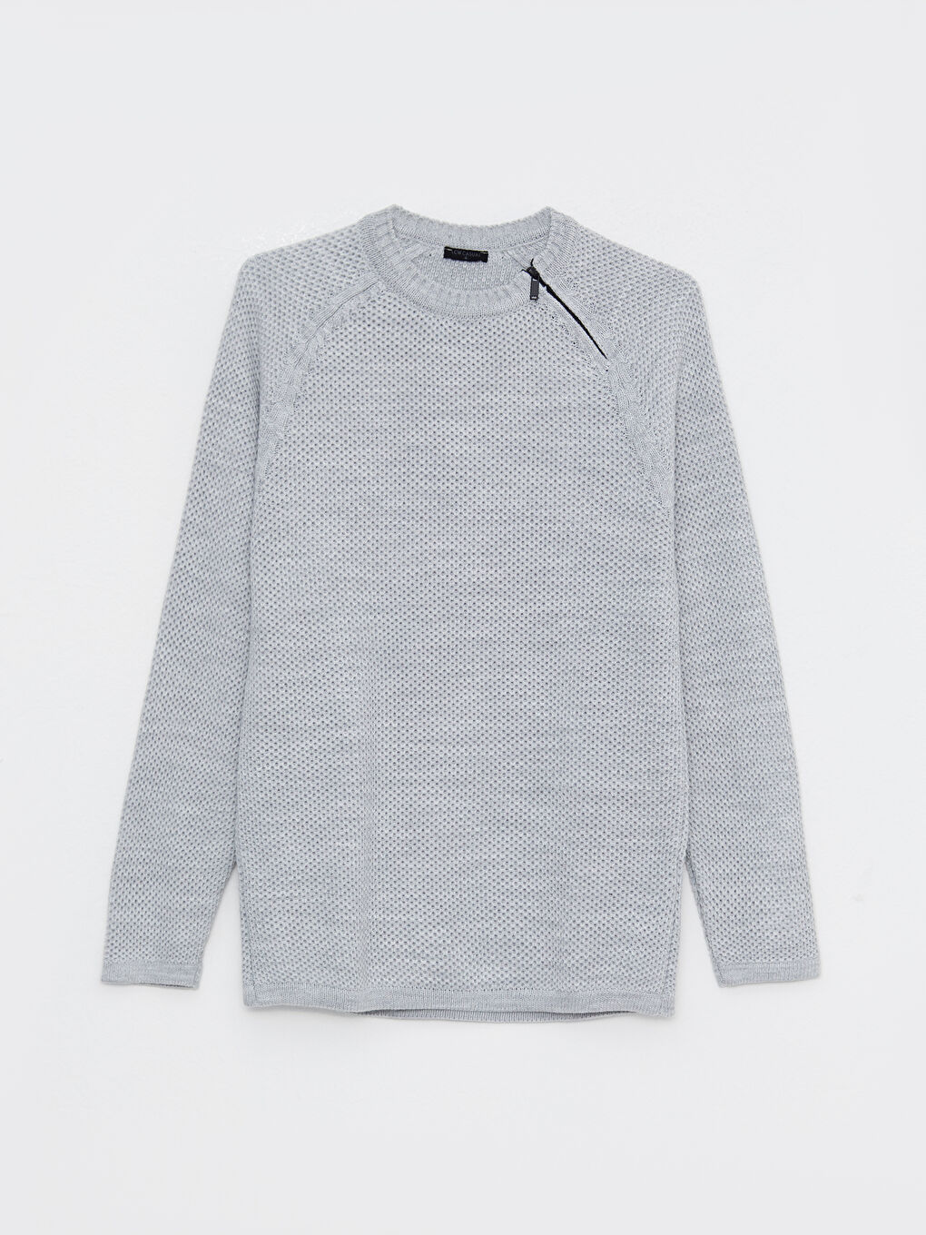 XSIDE Crew Neck Long Sleeve Men's Tricot Sweater -W21469Z8-LAL