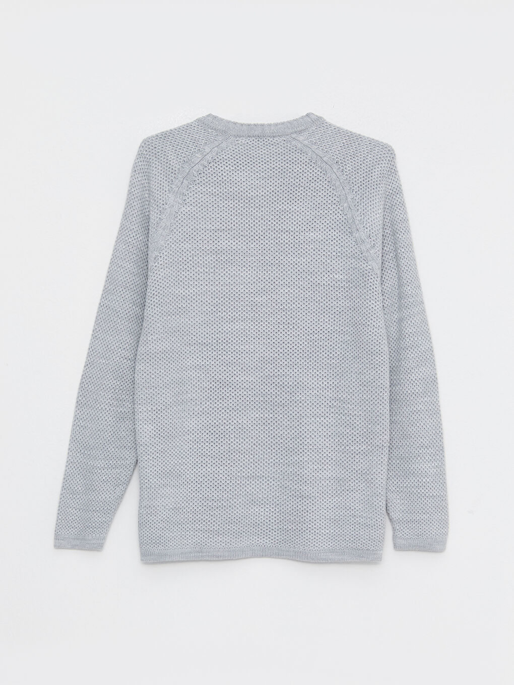 XSIDE Crew Neck Long Sleeve Men's Tricot Sweater -W21469Z8-LAL