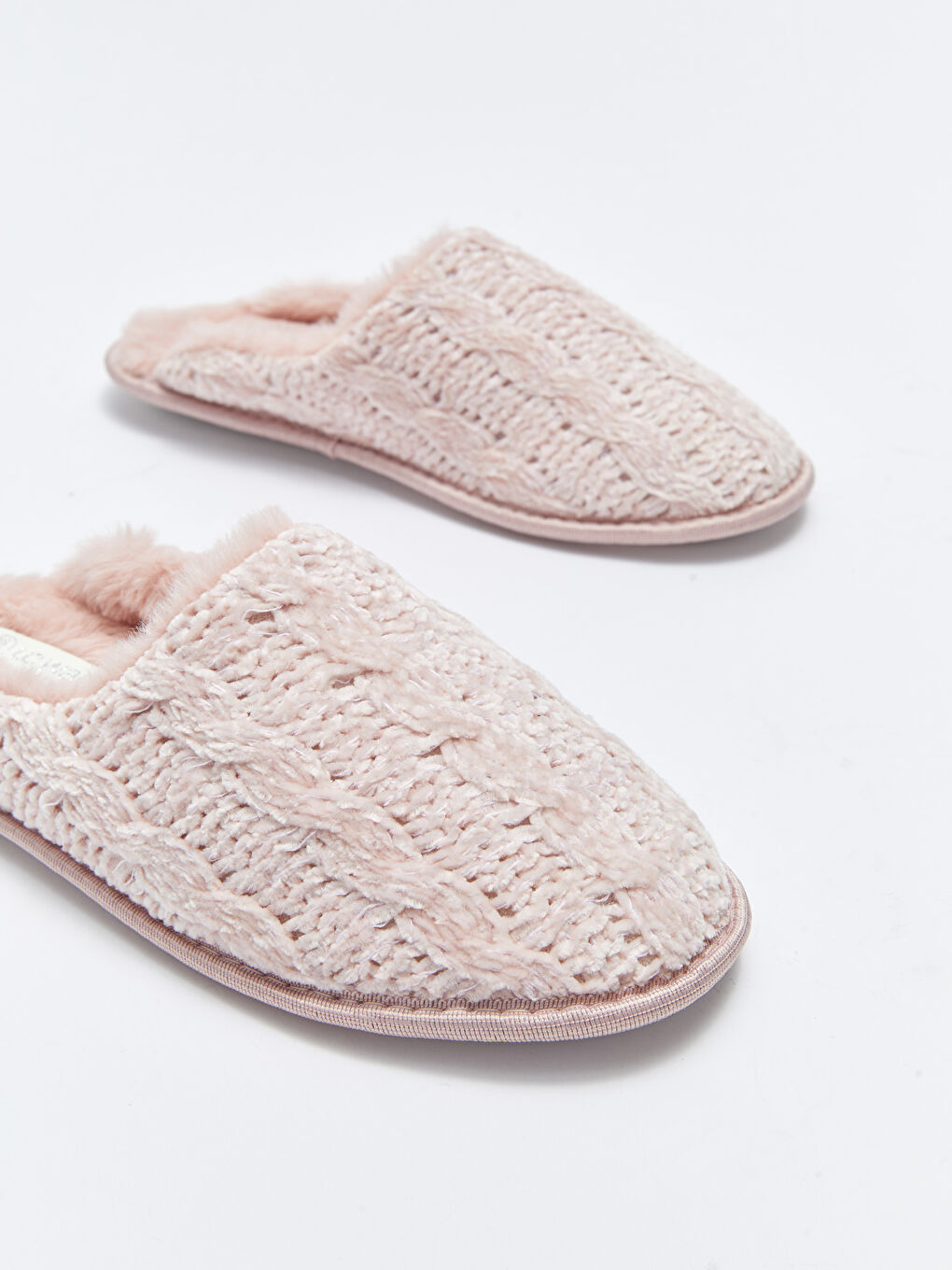 LCW STEPS Self Patterned Women's House Slippers -W21481Z8-SEW
