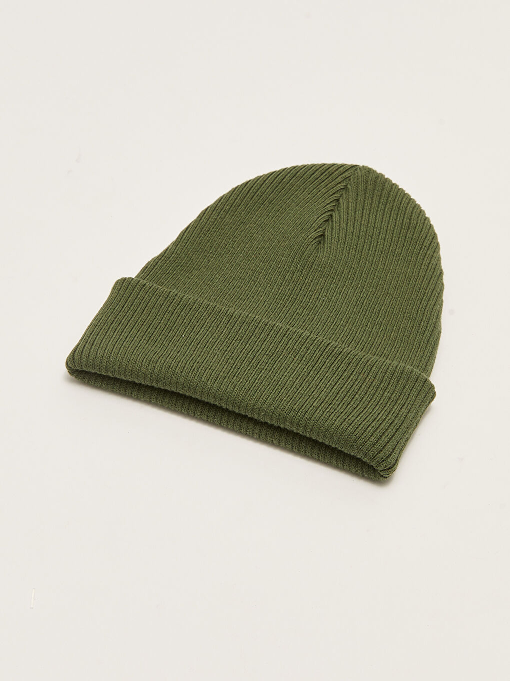 Yeşil Basic Erkek Bebek Triko Bere-1