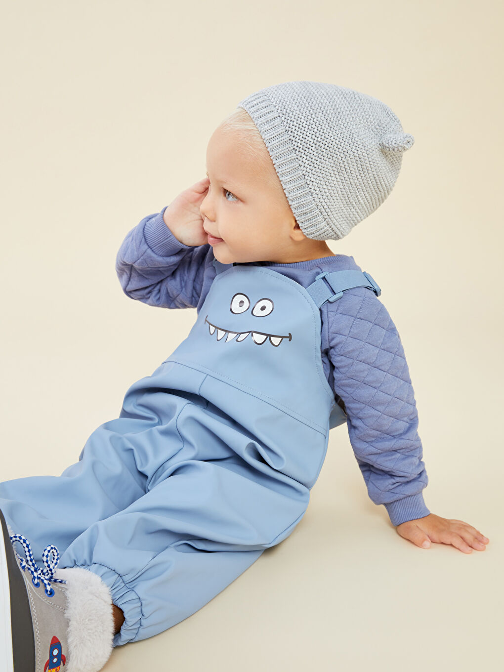 Basic Baby Boy Tricot Beret